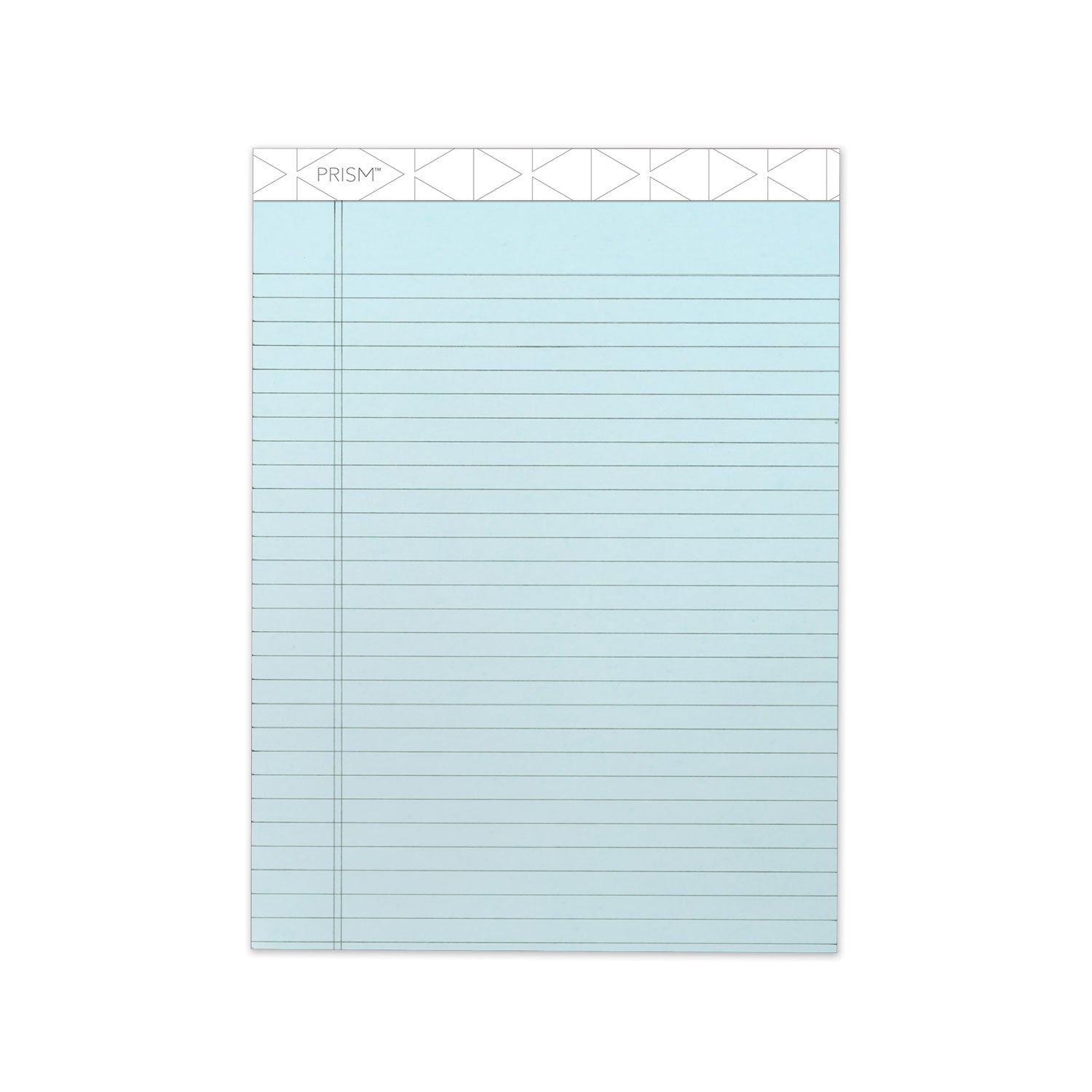 Prism + Colored Writing Pads, Wide/Legal Rule, 50 Pastel Blue 8.5 x 11.75 Sheets, 12/Pack -