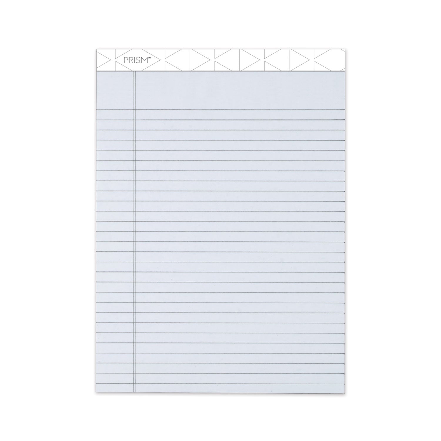 Prism + Colored Writing Pads, Wide/Legal Rule, 50 Pastel Gray 8.5 x 11.75 Sheets, 12/Pack -