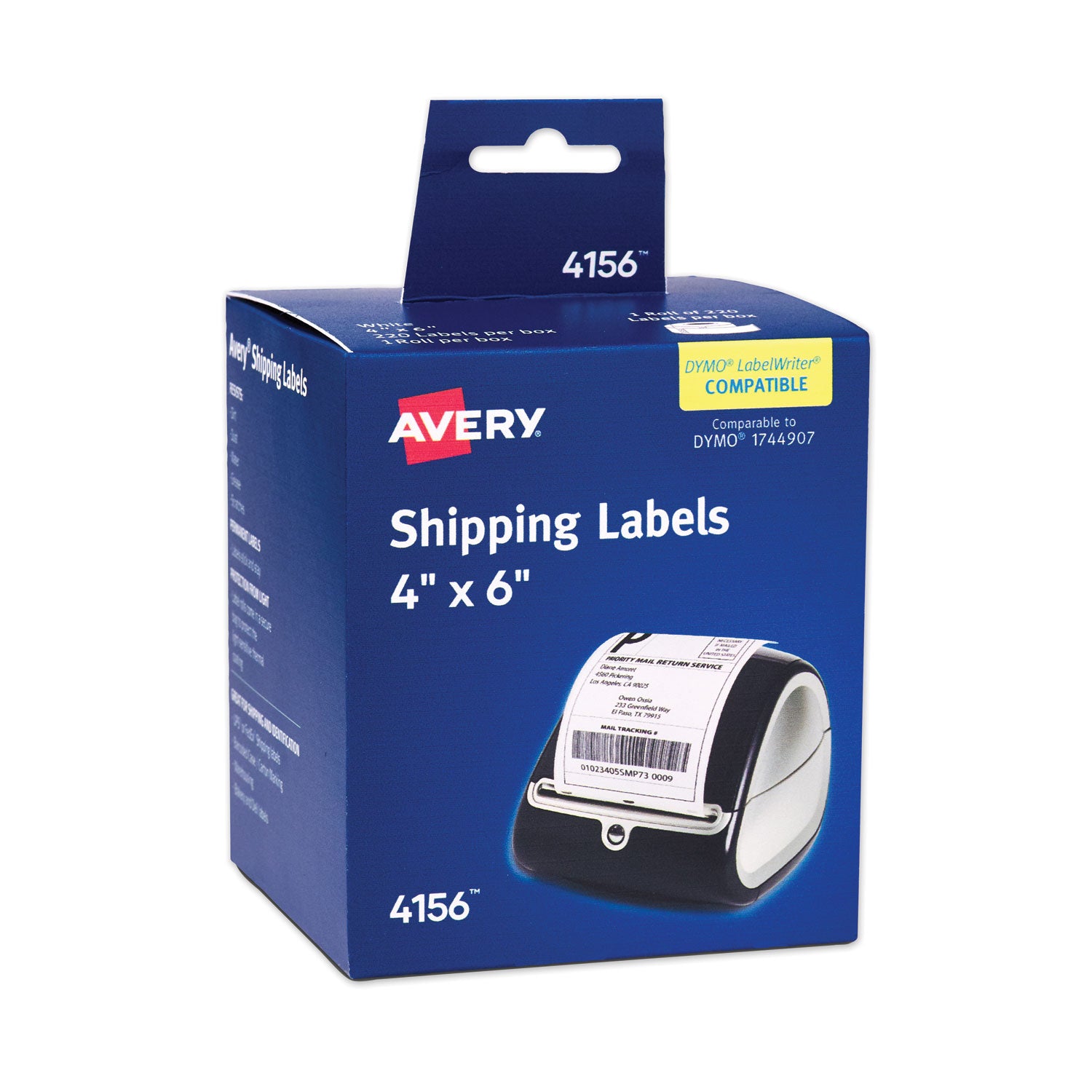 Multipurpose Thermal Labels, 4 x 6, White, 220/Roll -