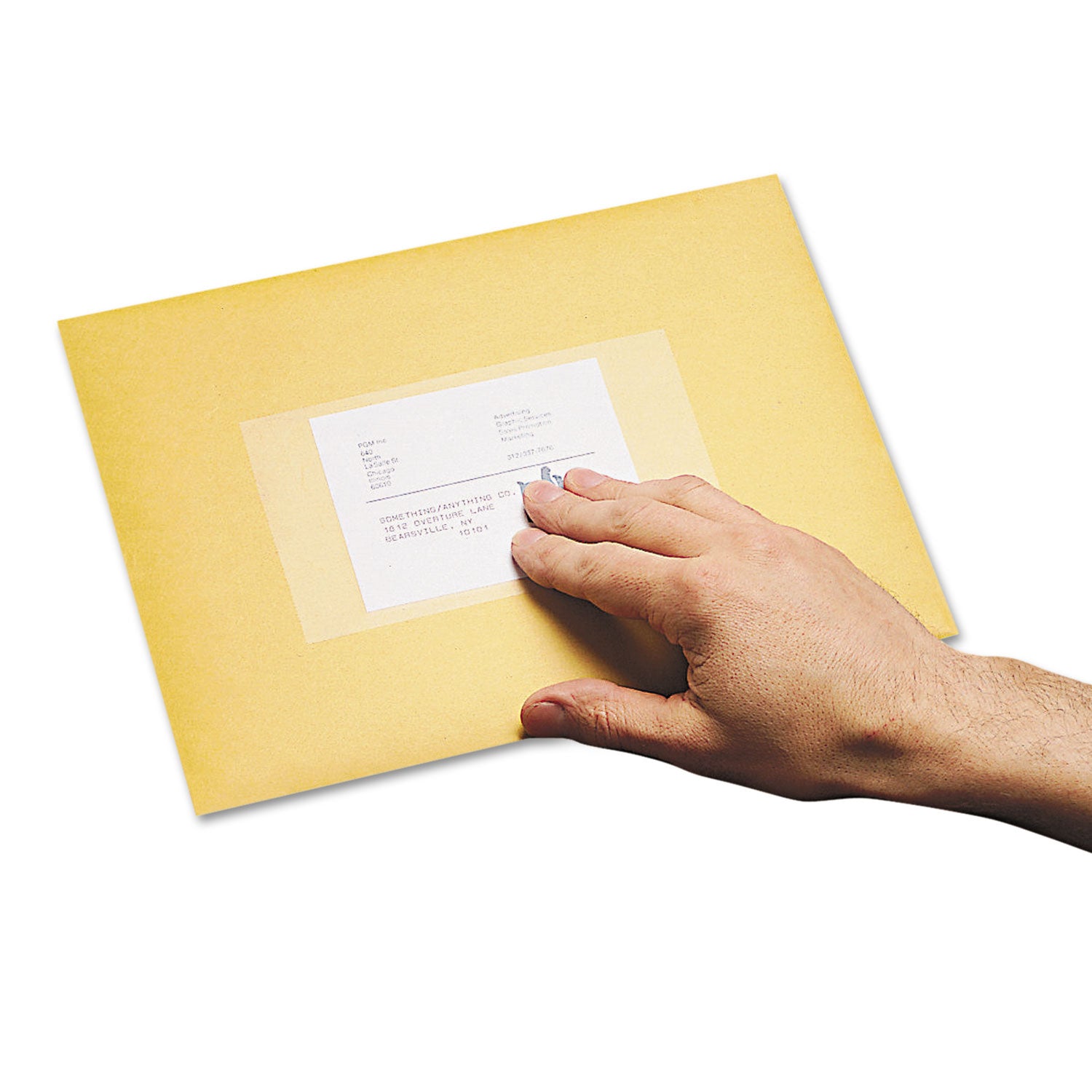 ScotchPad Label Protection Tape Sheets, 4" x 6", Clear, 25/Pad, 2 Pads/Pack -