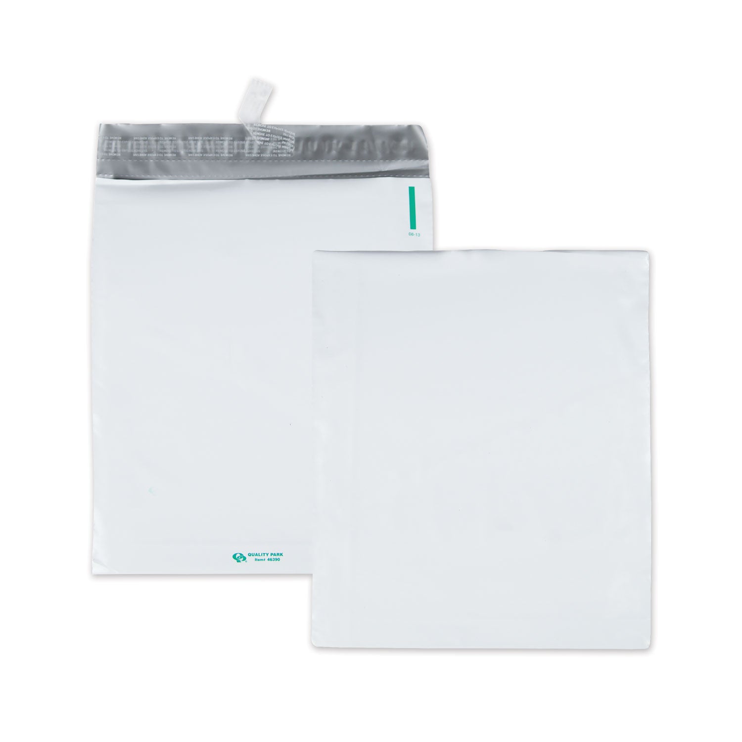 Redi-Strip Poly Expansion Mailer, #4 1/2, Square Flap, Redi-Strip Adhesive Closure, 11 x 13, White, 100/Carton -