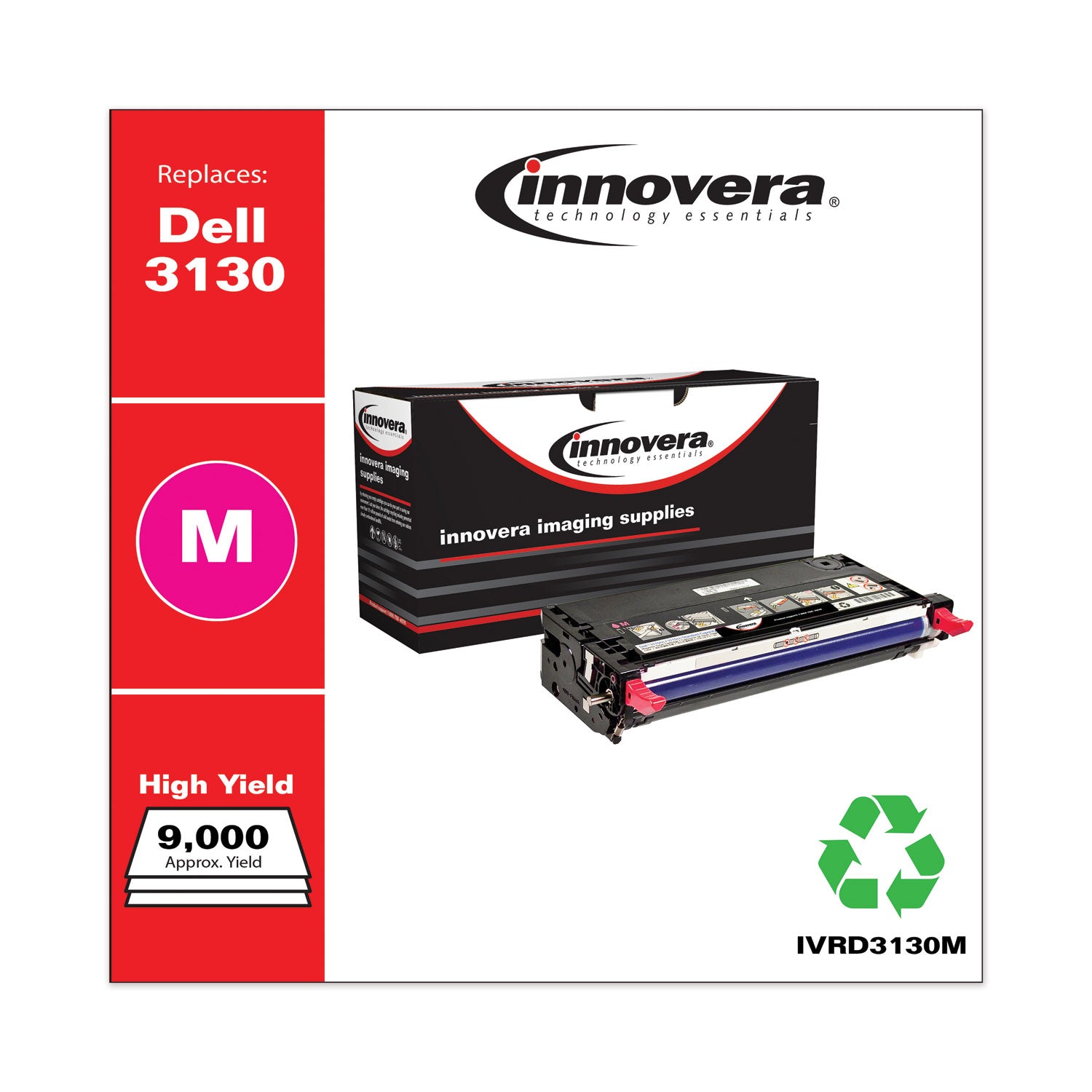 Remanufactured Magenta High-Yield Toner, Replacement for 330-1200, 9,000 Page-Yield, Ships in 1-3 Business Days -