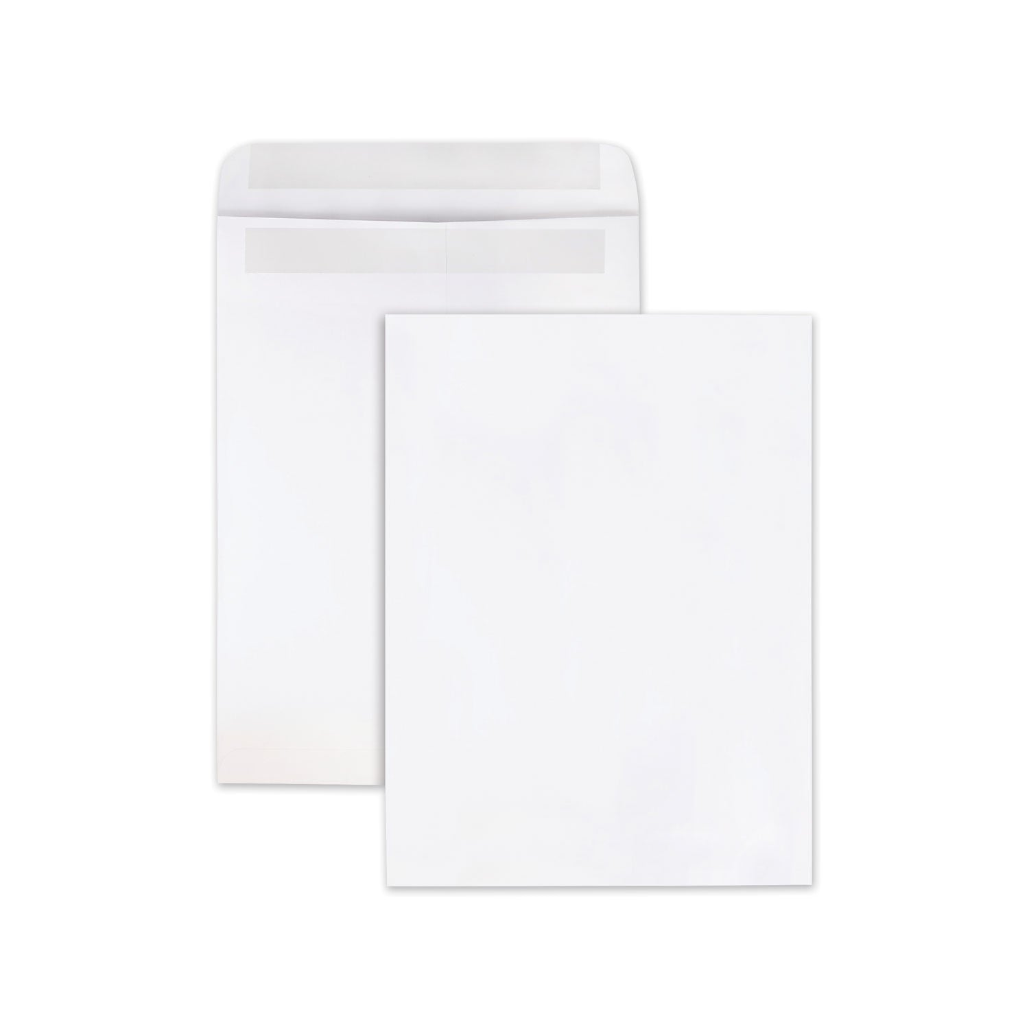 Redi-Seal Catalog Envelope, #10 1/2, Cheese Blade Flap, Redi-Seal Adhesive Closure, 9 x 12, White, Wove Finish, 100/Box -