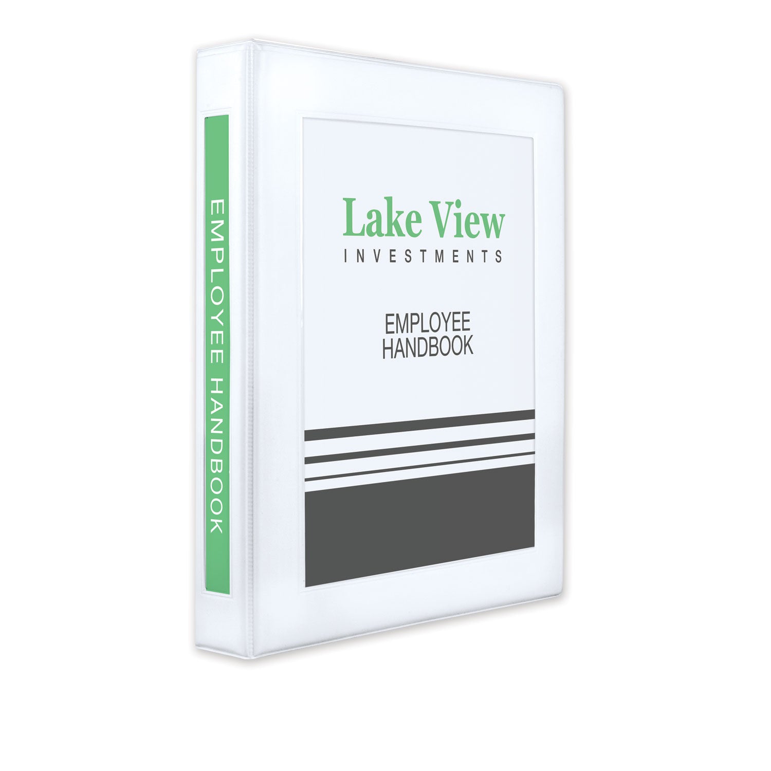 Framed View Heavy-Duty Binders, 3 Rings, 1" Capacity, 11 x 8.5, White -