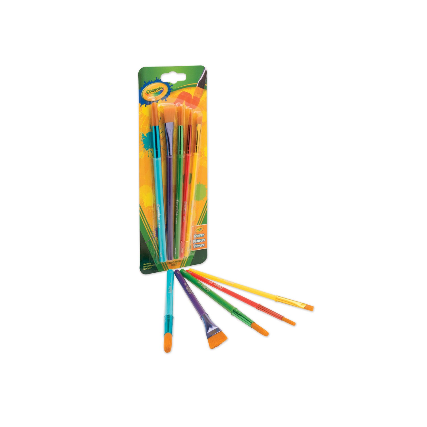 arts-and-craft-brush-set-assorted-sizes-natural-hair-angled-flat-round-5-set_cyo053506 - 1