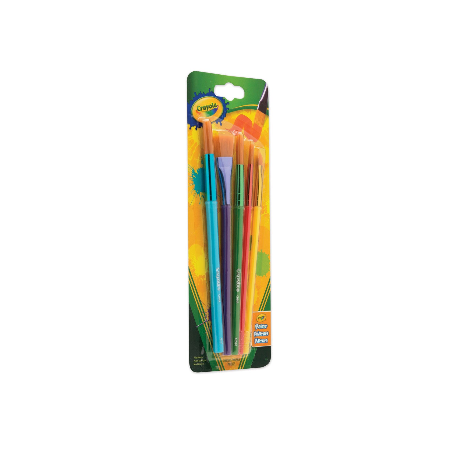 arts-and-craft-brush-set-assorted-sizes-natural-hair-angled-flat-round-5-set_cyo053506 - 2
