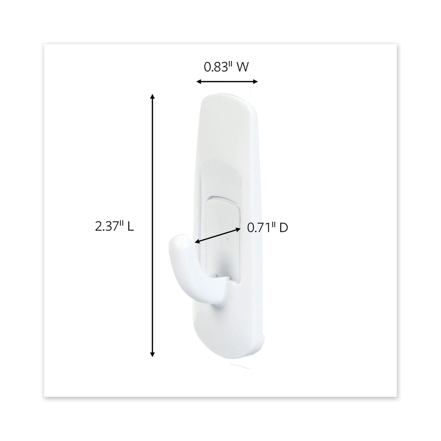 general-purpose-hooks-small-plastic-white-1-lb-capacity-6-hooks-and-12-strips-pack_mmm70005128379 - 2