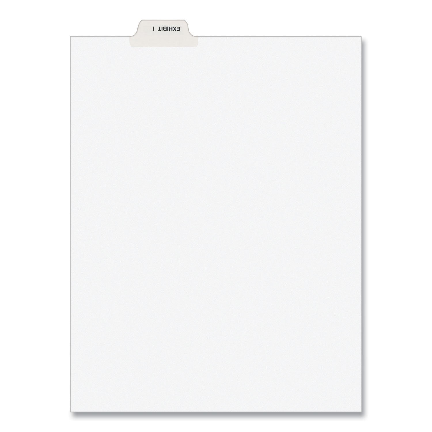 Avery-Style Preprinted Legal Bottom Tab Divider, 26-Tab, Exhibit I, 11 x 8.5, White, 25/PK -