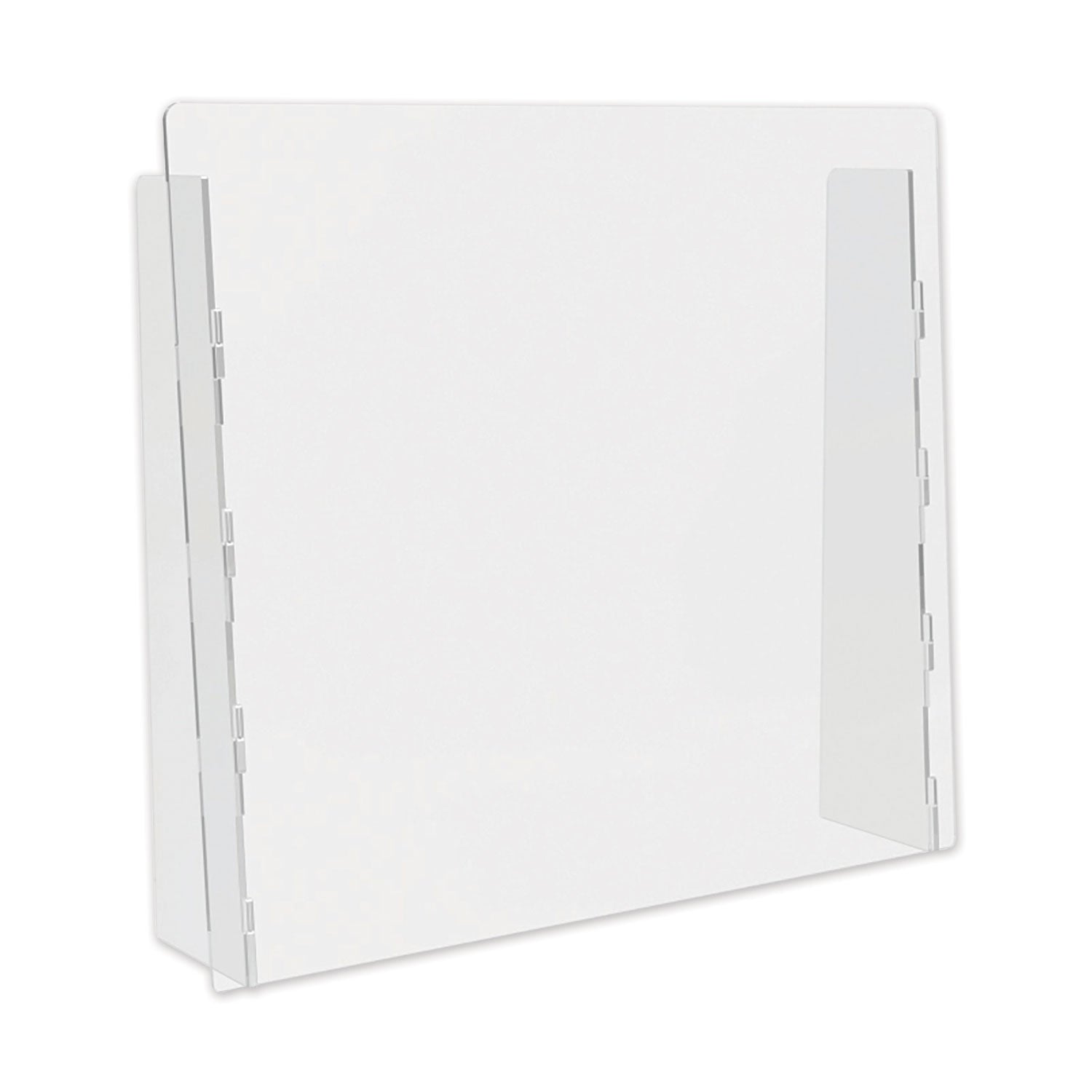 counter-top-barrier-with-full-shield-27-x-6-x-2375-acrylic-clear-2-carton_defpbcta2724f - 1