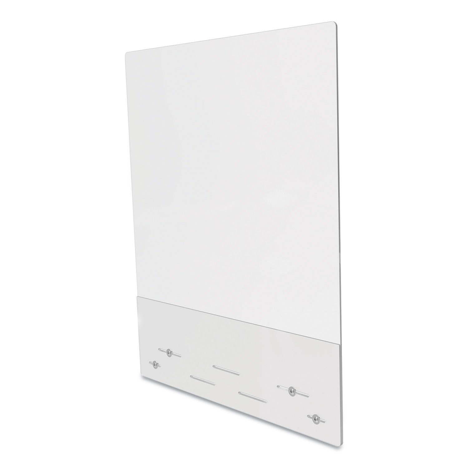 mounting-safety-barrier-with-full-shield-and-brace-315-x-38-acrylic-clear-2-carton_defpbcma3138fb - 1