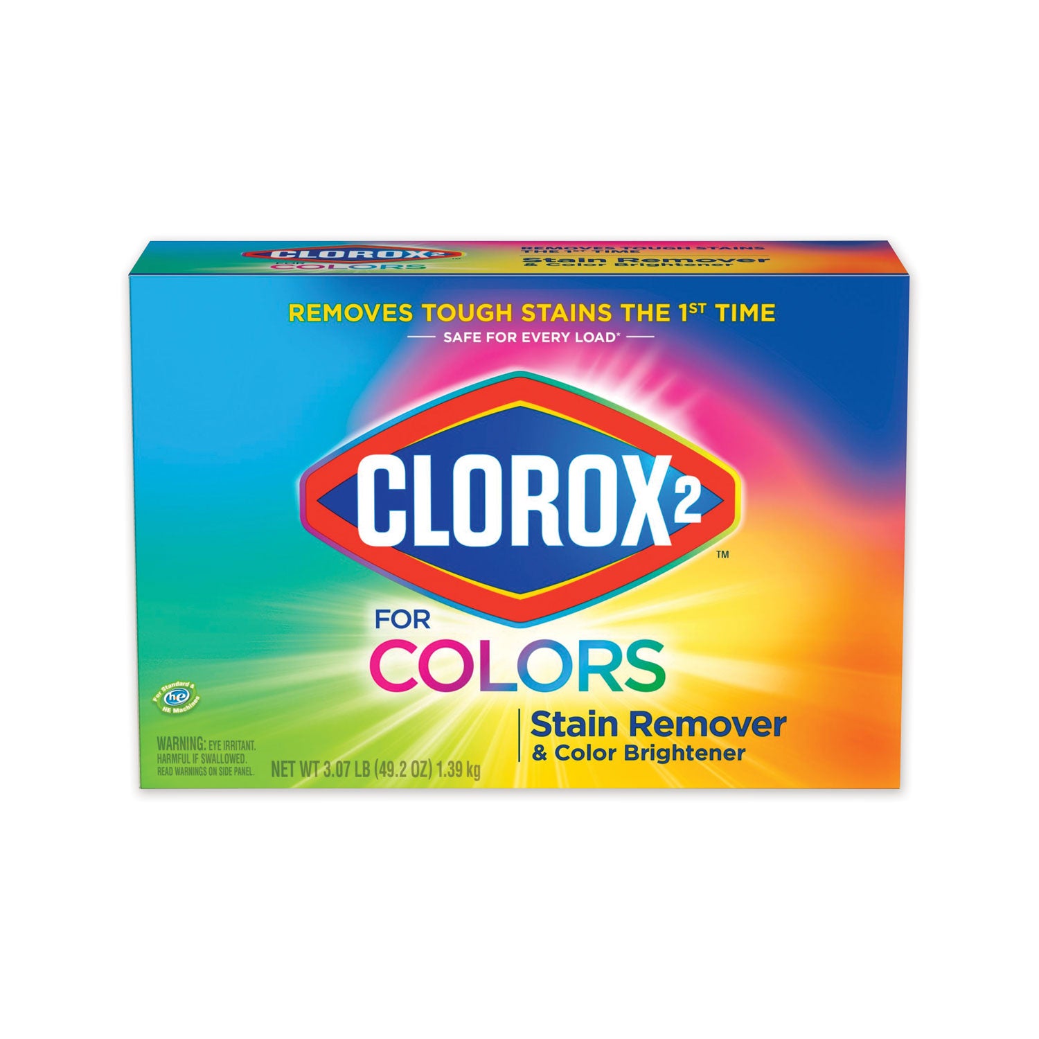 Stain Remover and Color Booster Powder, Original, 49.2 oz Box, 4/Carton -
