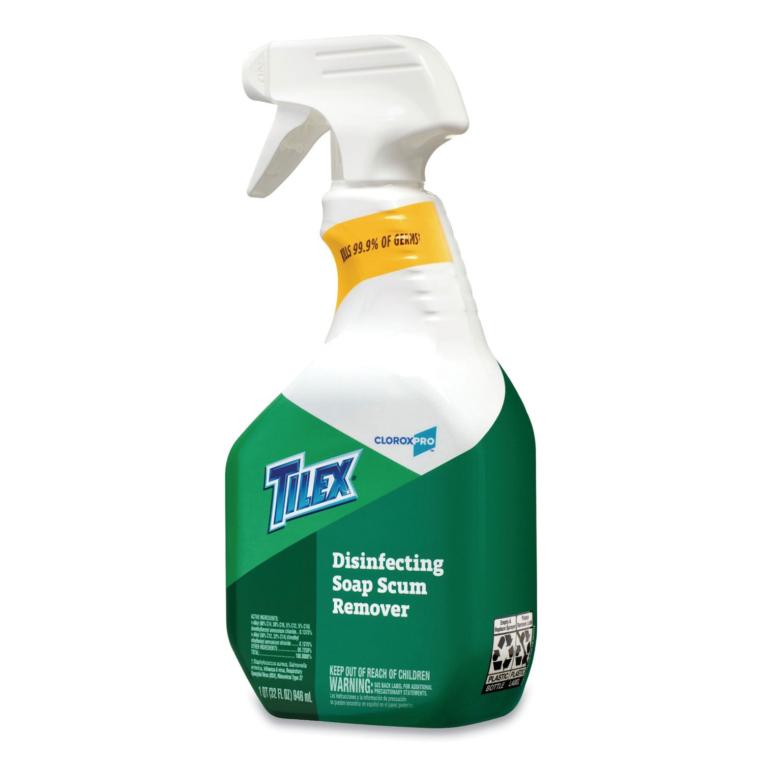 Soap Scum Remover and Disinfectant, 32 oz Smart Tube Spray, 9/Carton -