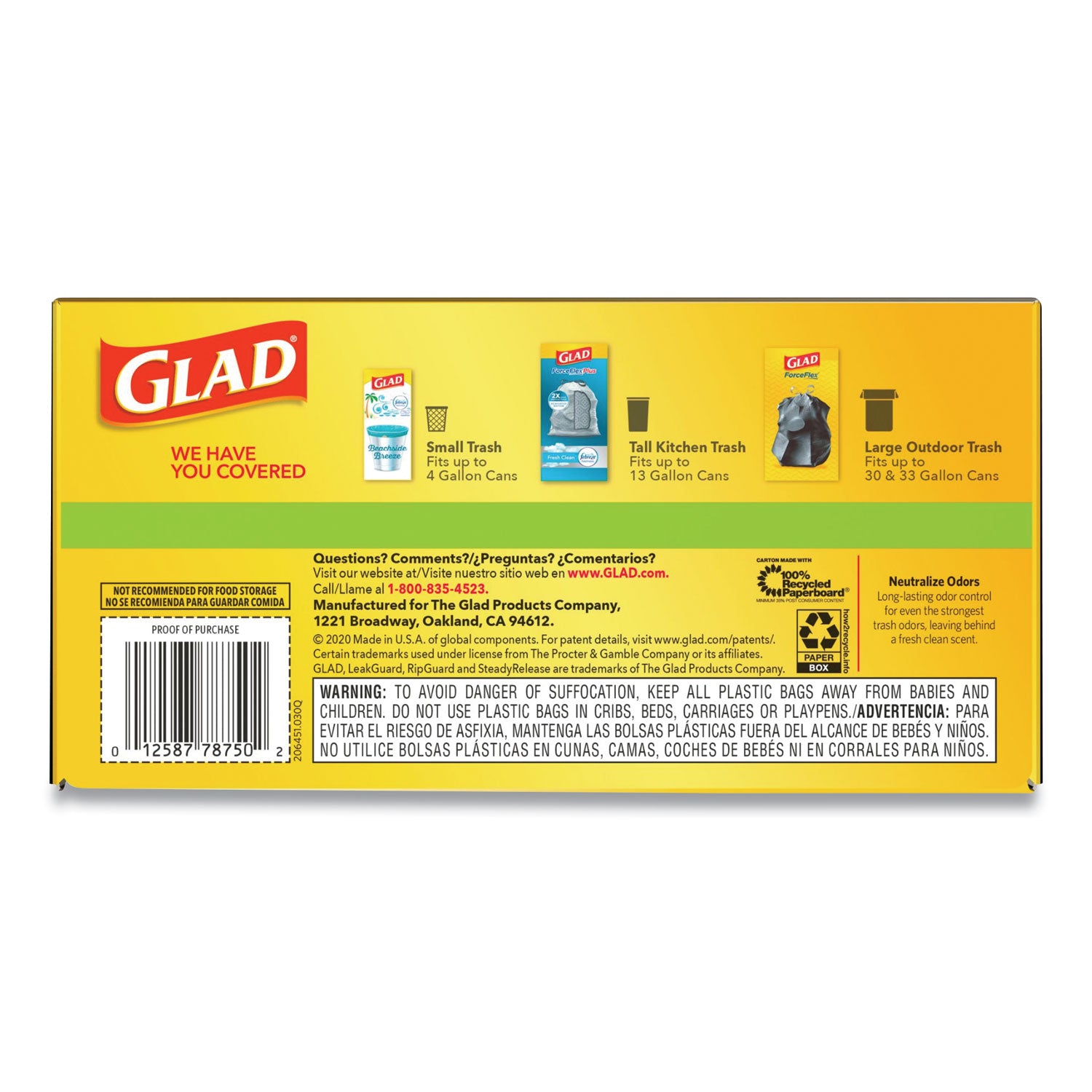 odorshield-tall-kitchen-drawstring-bags-13-gal-095-mil-24-x-2738-white-80-box_clo78900bx - 7