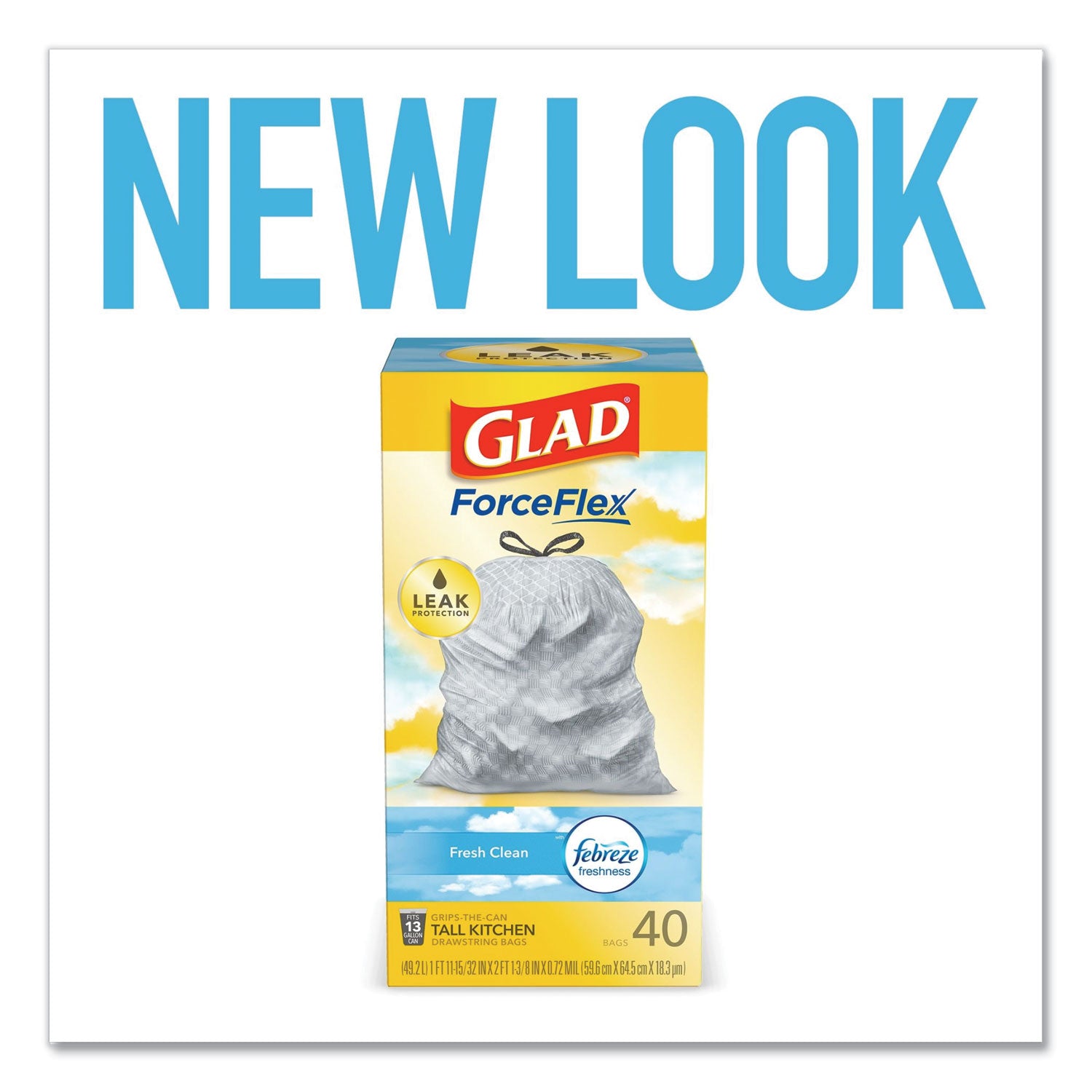 odorshield-tall-kitchen-drawstring-bags-13-gal-078-mil-24-x-2738-white-40-bags-box-6-boxes-carton_clo78361 - 2