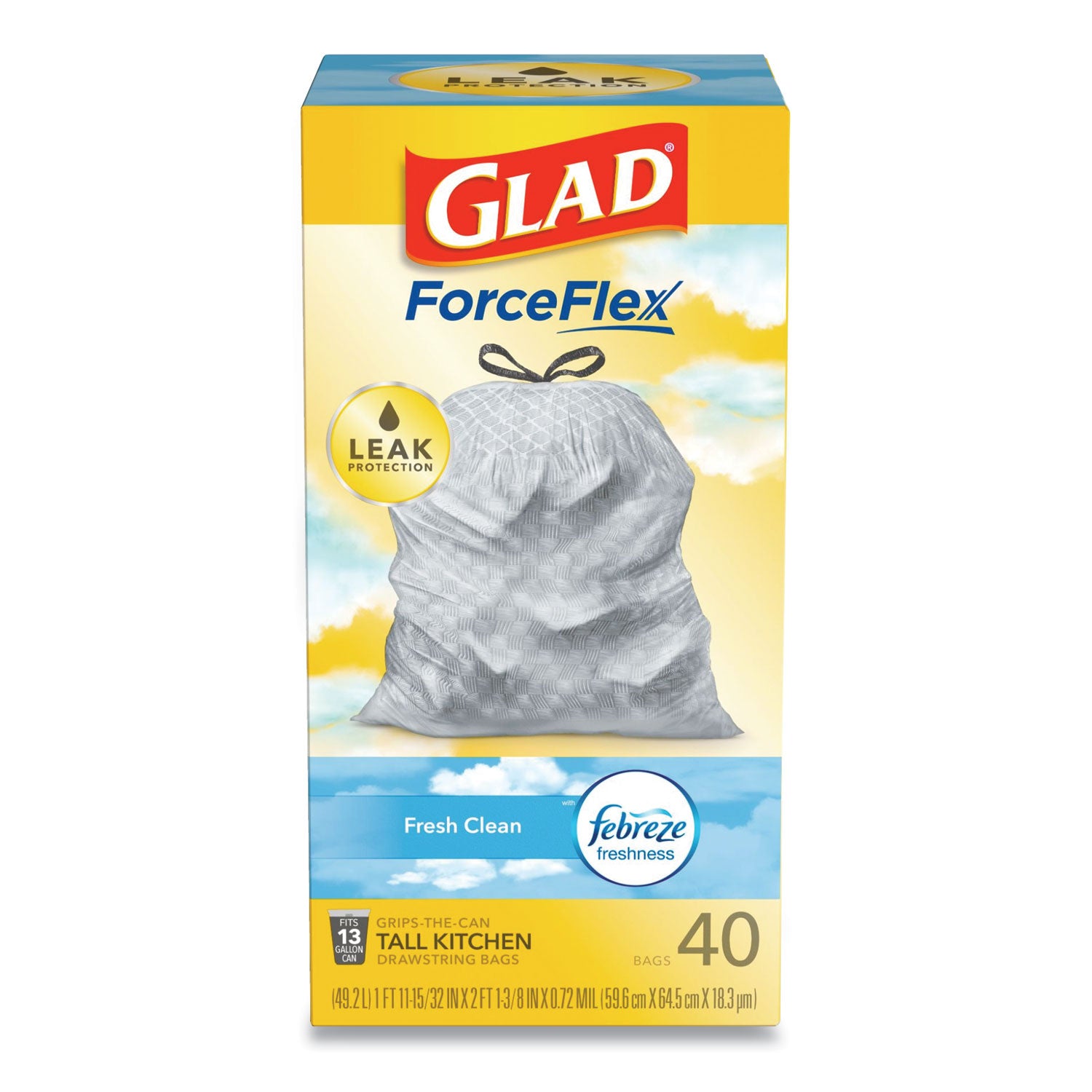 odorshield-tall-kitchen-drawstring-bags-13-gal-078-mil-24-x-2738-white-40-bags-box-6-boxes-carton_clo78361 - 1