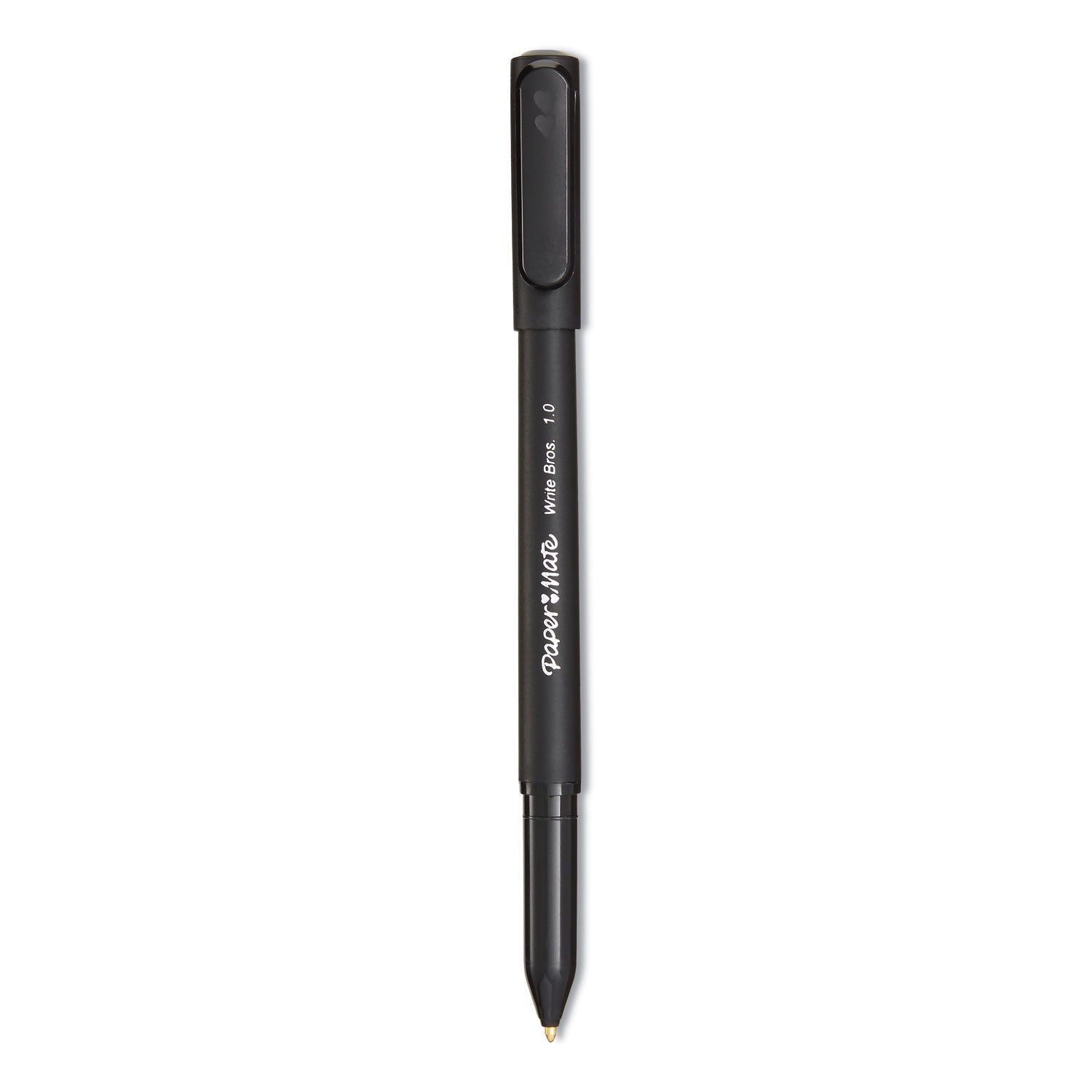 write-bros-ballpoint-pen-value-pack-stick-medium-1-mm-black-ink-black-barrel-60-pack_pap4621401c - 1