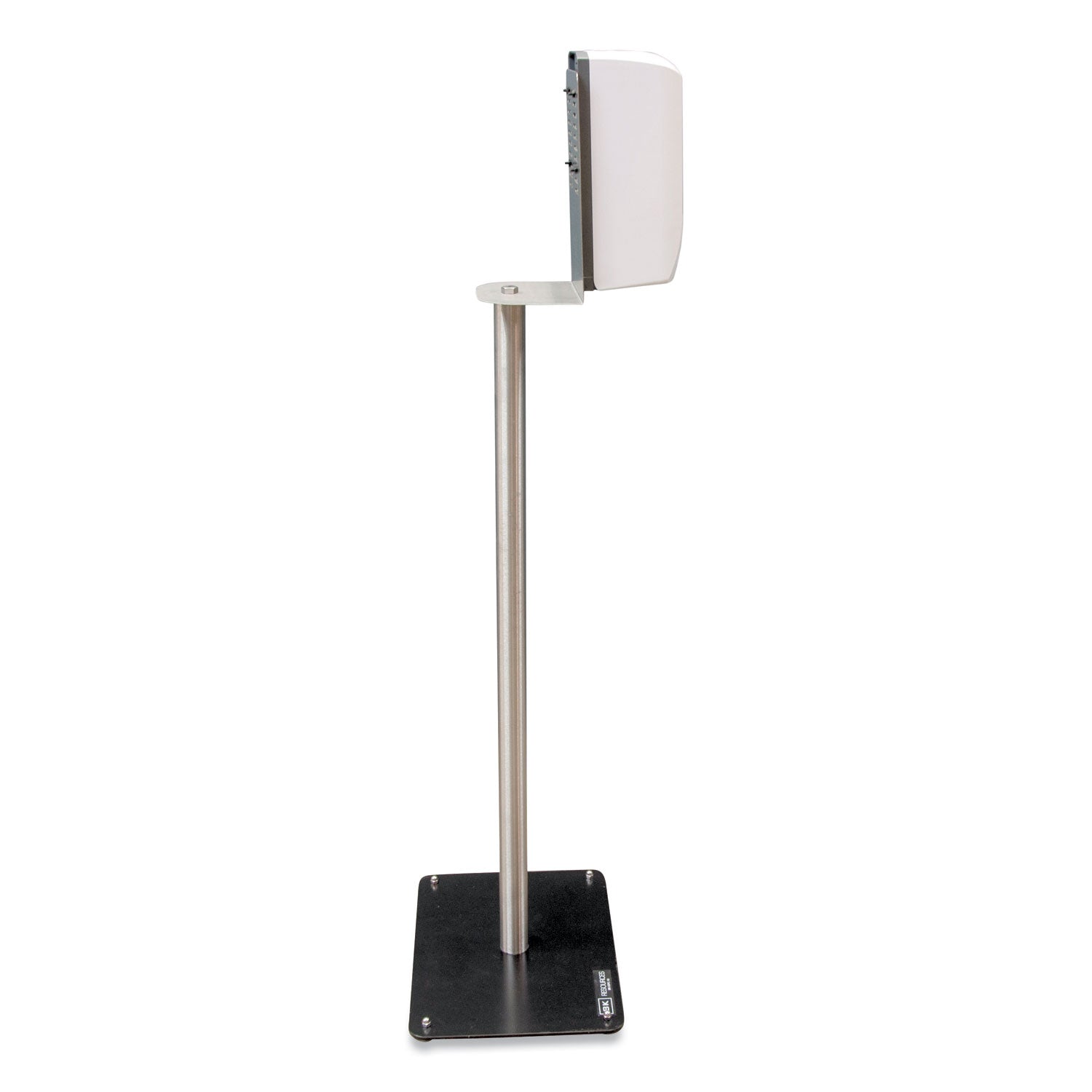 hand-sanitizer-stand-with-hands-free-dispenser-1000-ml-12-x-16-x-51-silver-white-black_bkebksspc10d - 2