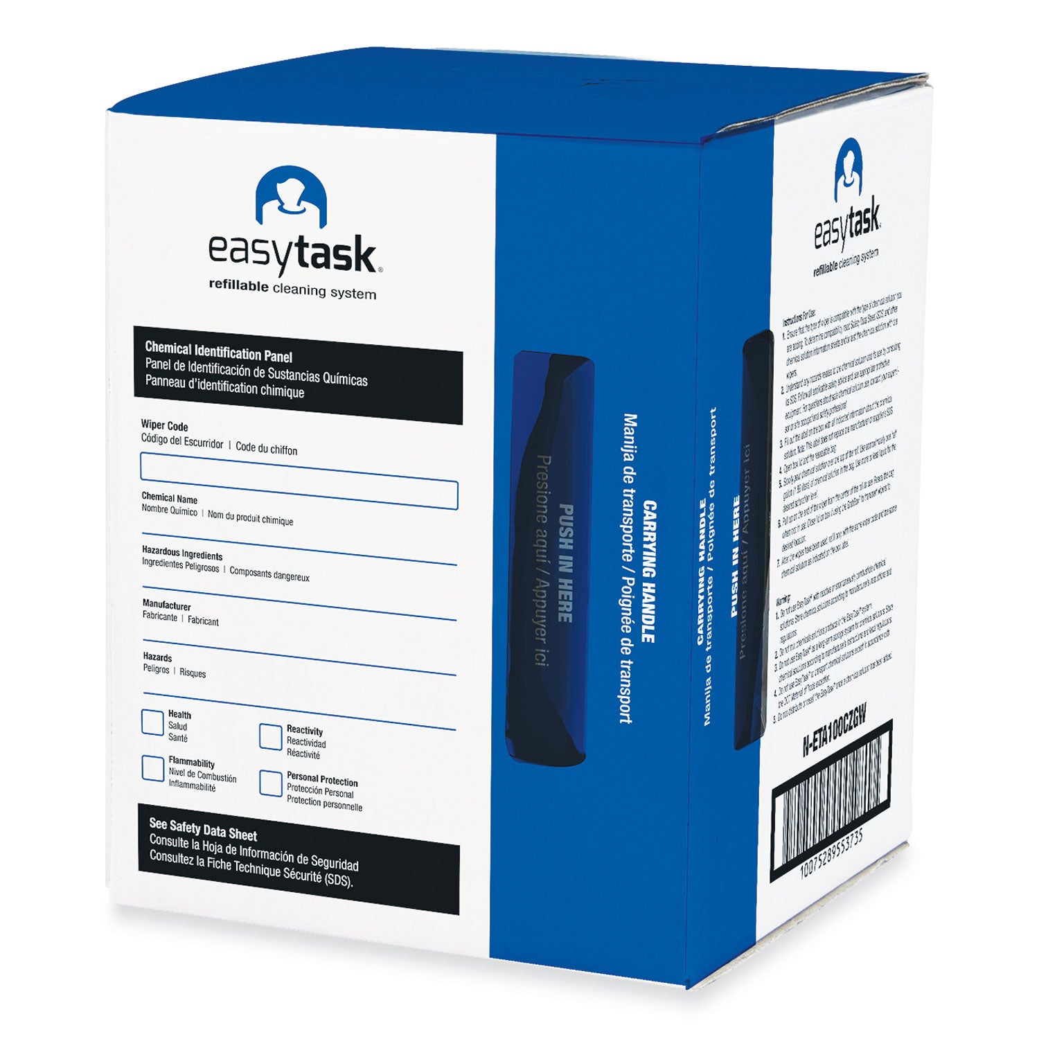 easy-task-a100-wiper-center-pull-1-ply-10-x-12-white-275-sheets-roll-with-zipper-bag_hosneta100czgw - 2