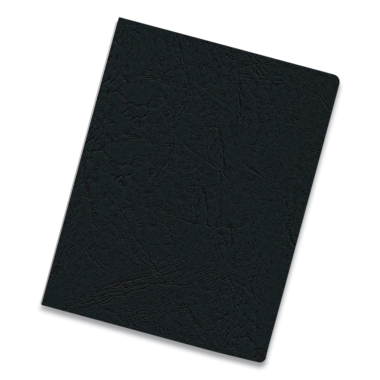 Expressions Classic Grain Texture Presentation Covers for Binding Systems, Black, 11.25 x 8.75, Unpunched, 200/Pack -