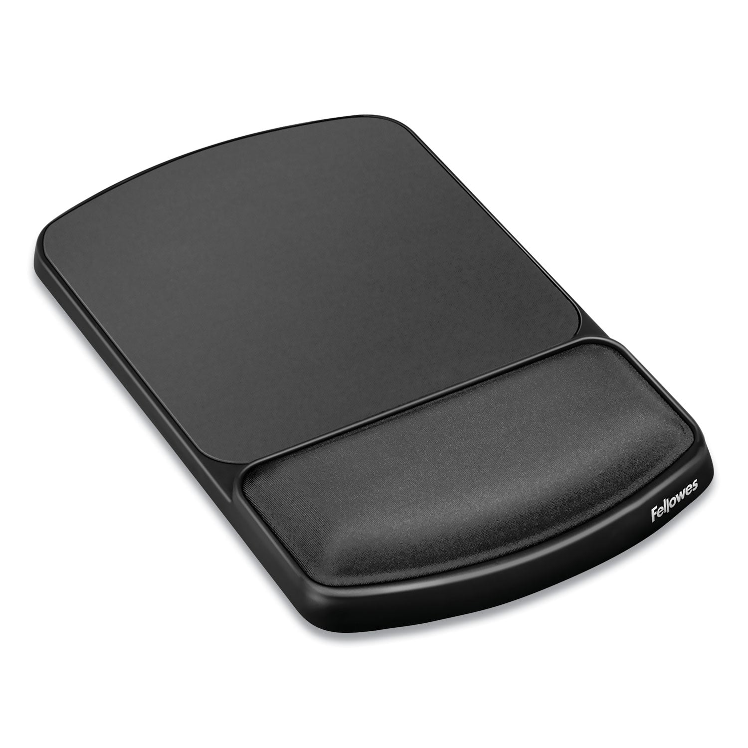 Gel Mouse Pad with Wrist Rest, 6.25 x 10.12, Graphite/Platinum -