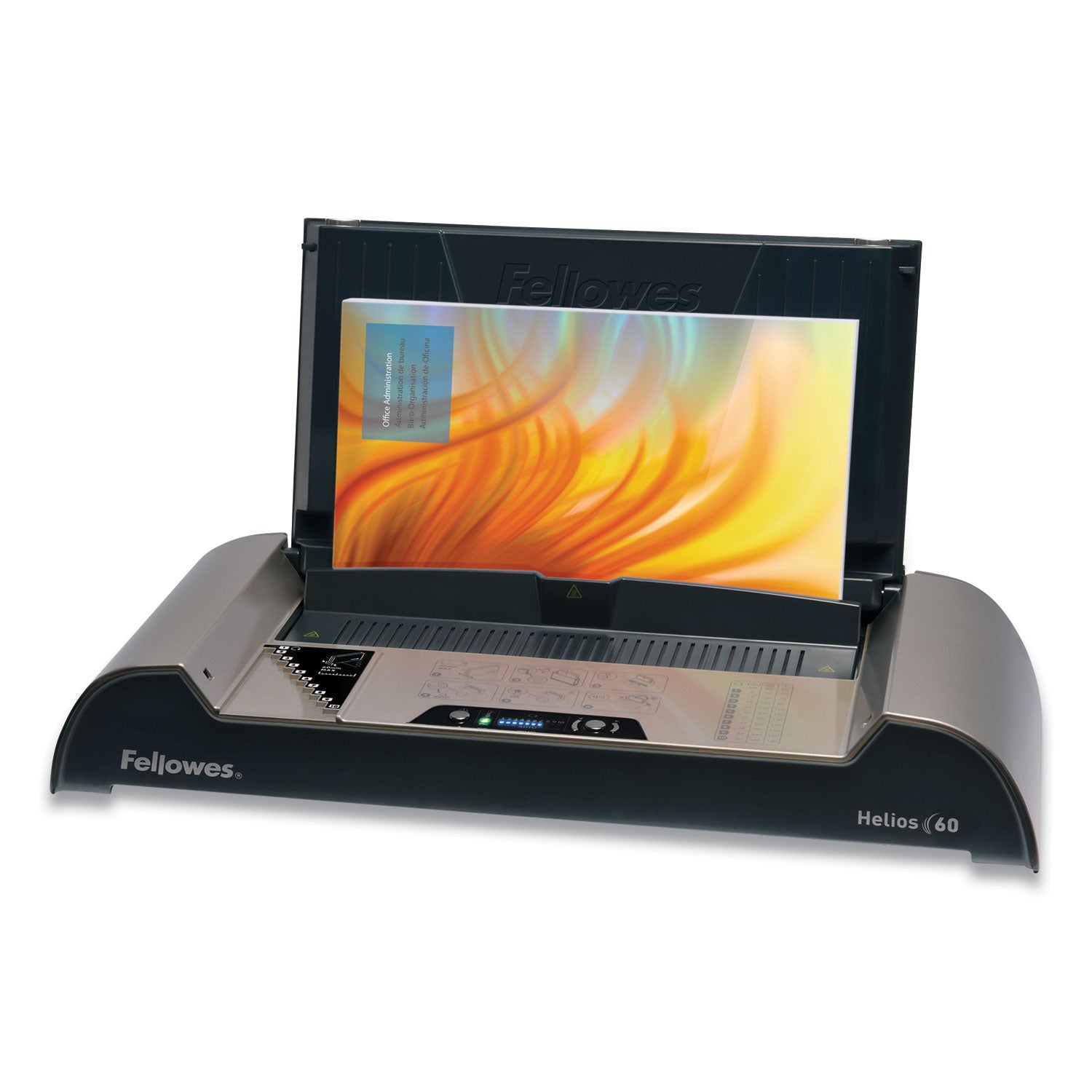 Helios 60 Thermal Binding Machine, 600 Sheets, 20.88 x 9.44 x 3.94, Platinum/Graphite -