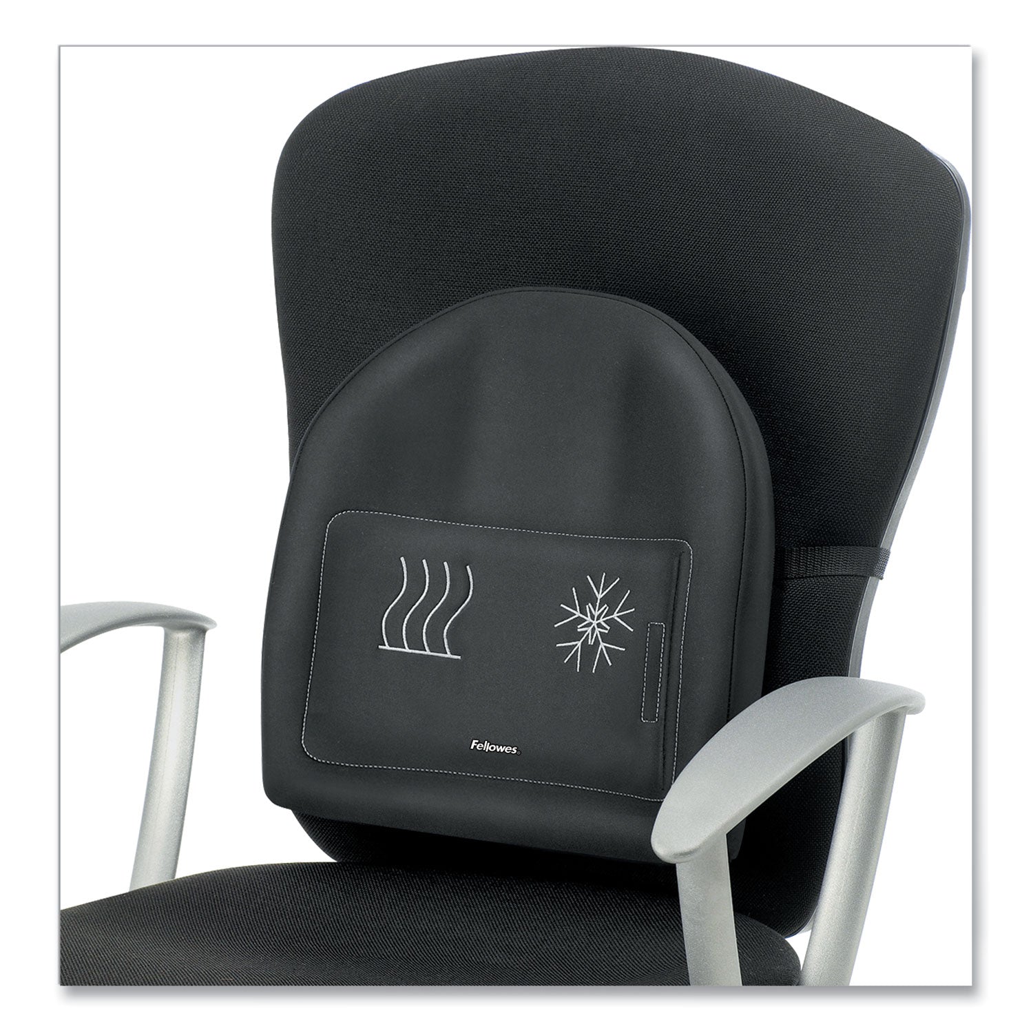 Heat and Soothe Back Support, 14.5 x 3 x 13.63, Black -