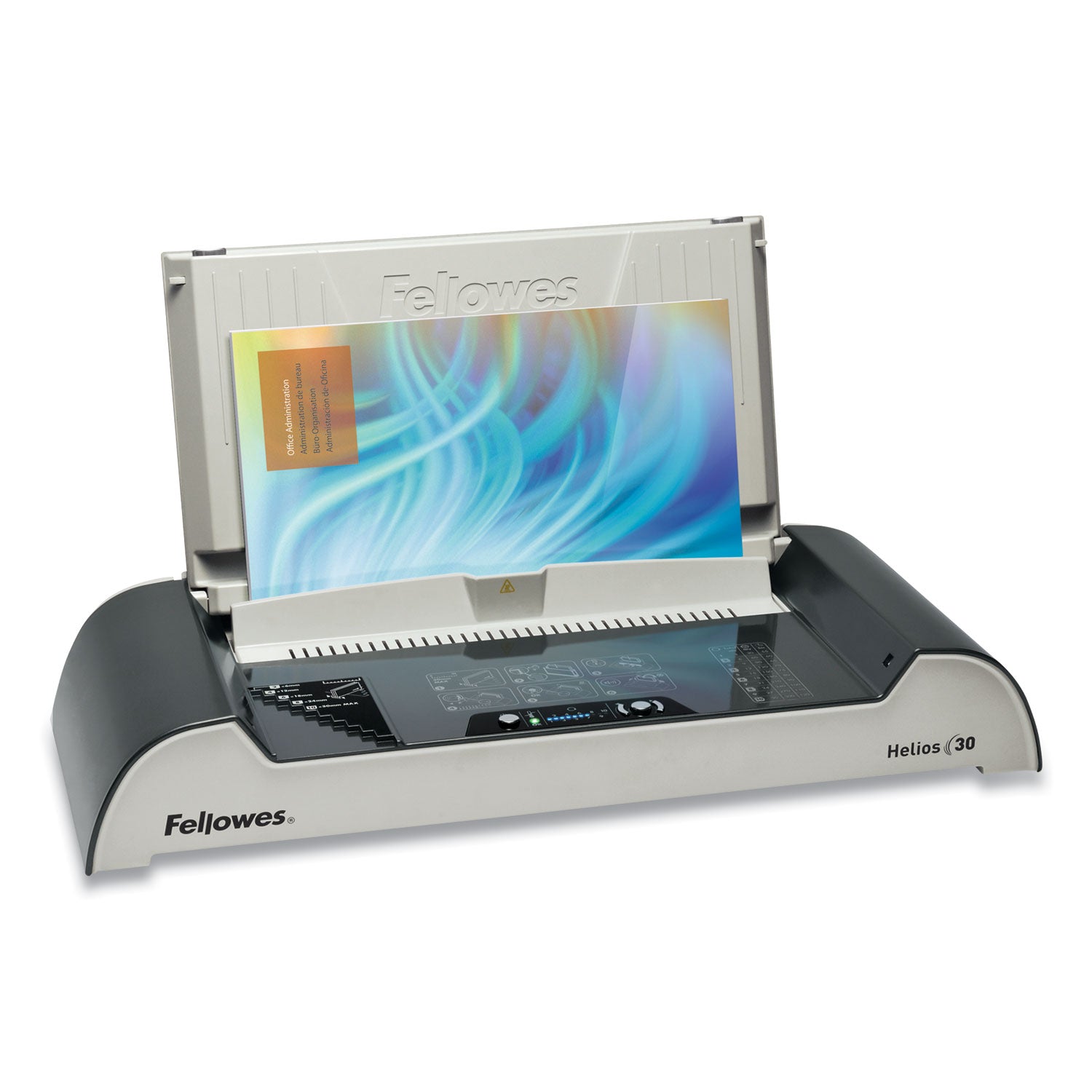 Helios 30 Thermal Binding Machine, 300 Sheets, 20.88 x 9.44 x 3.94, Charcoal/Silver -