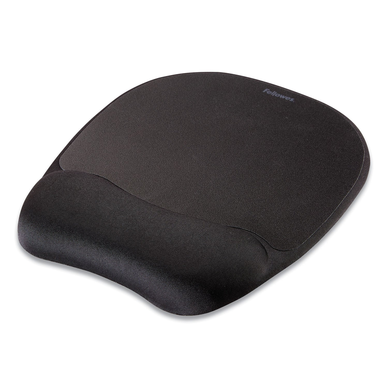 Memory Foam Mouse Pad with Wrist Rest, 7.93 x 9.25, Black -