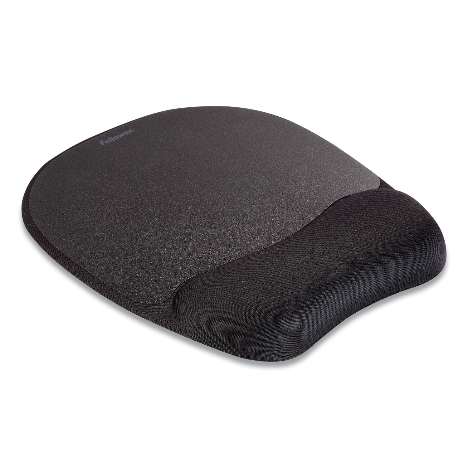 Memory Foam Mouse Pad with Wrist Rest, 7.93 x 9.25, Black -
