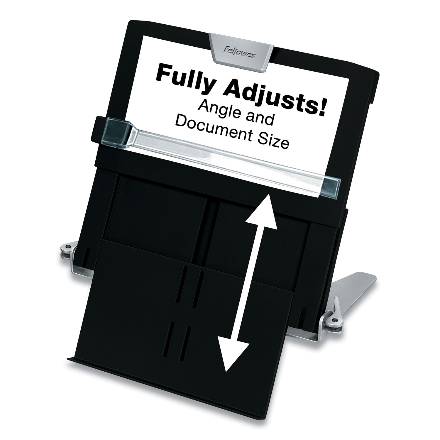 Professional Series Document Holder, 250 Sheet Capacity, Plastic, Black -