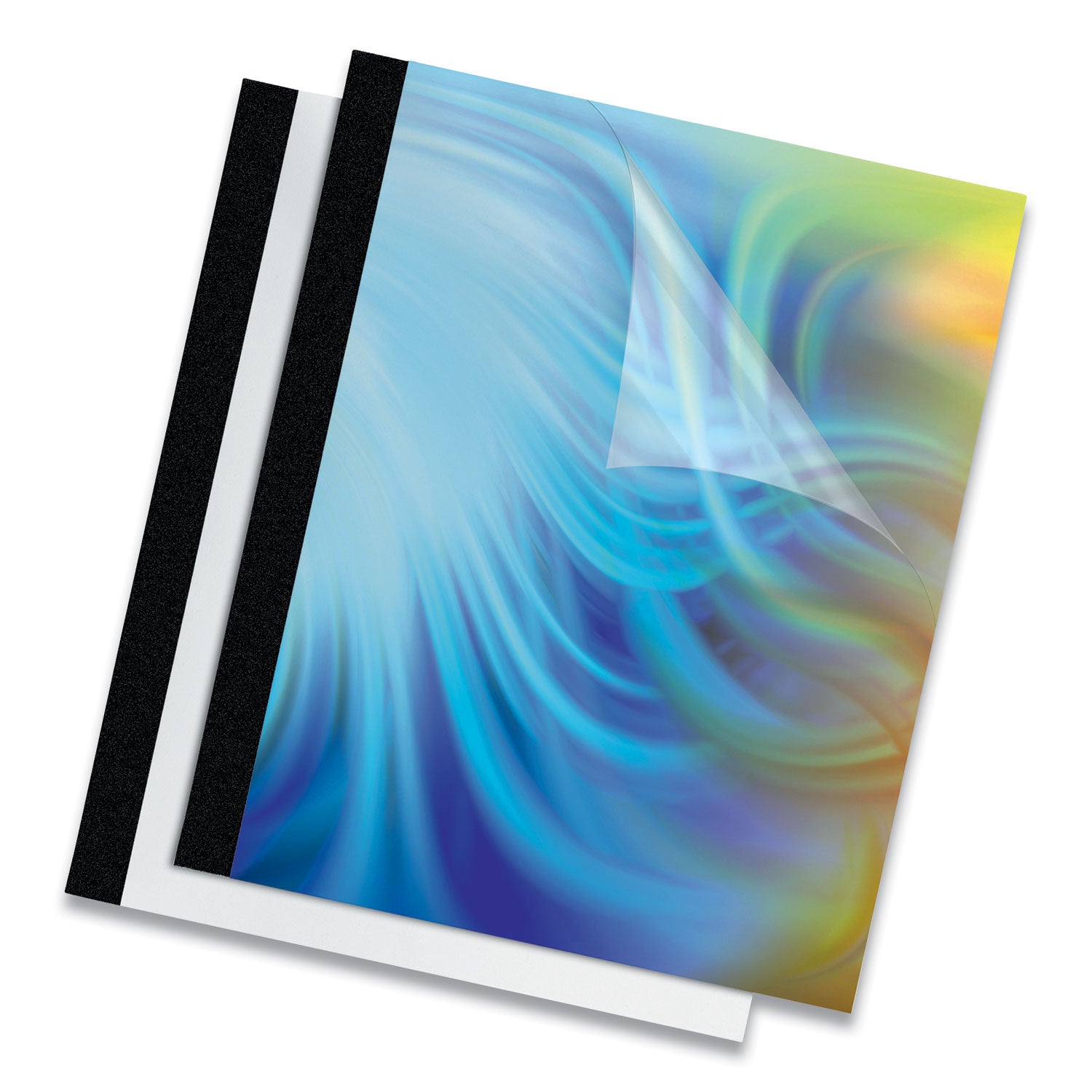 Thermal Binding System Presentation Covers, Clear, 31 to 60 Sheet Capacity, 11 x 8.5, Unpunched, 10/Pack -