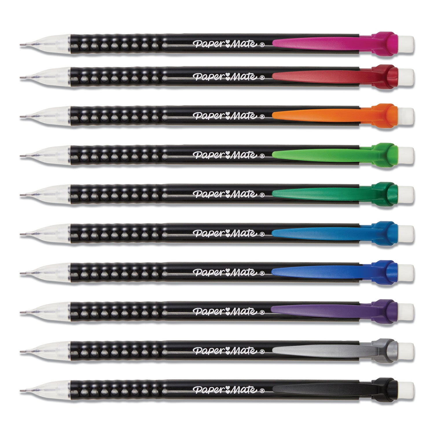 write-bros-mechanical-pencil-07-mm-hb-#2-black-lead-assorted-barrel-colors-24-pack_pap2104212 - 2