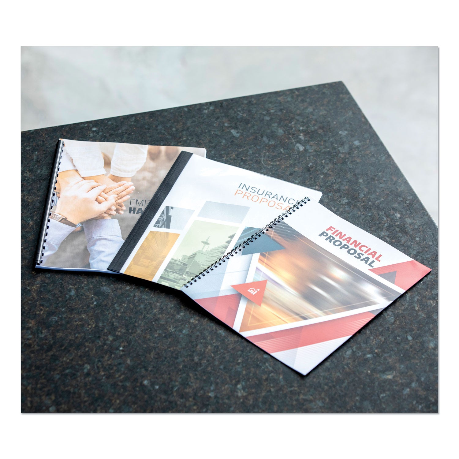 Wire Bindings, 3/8" Diameter, 80 Sheet Capacity, Black, 25/Pack -