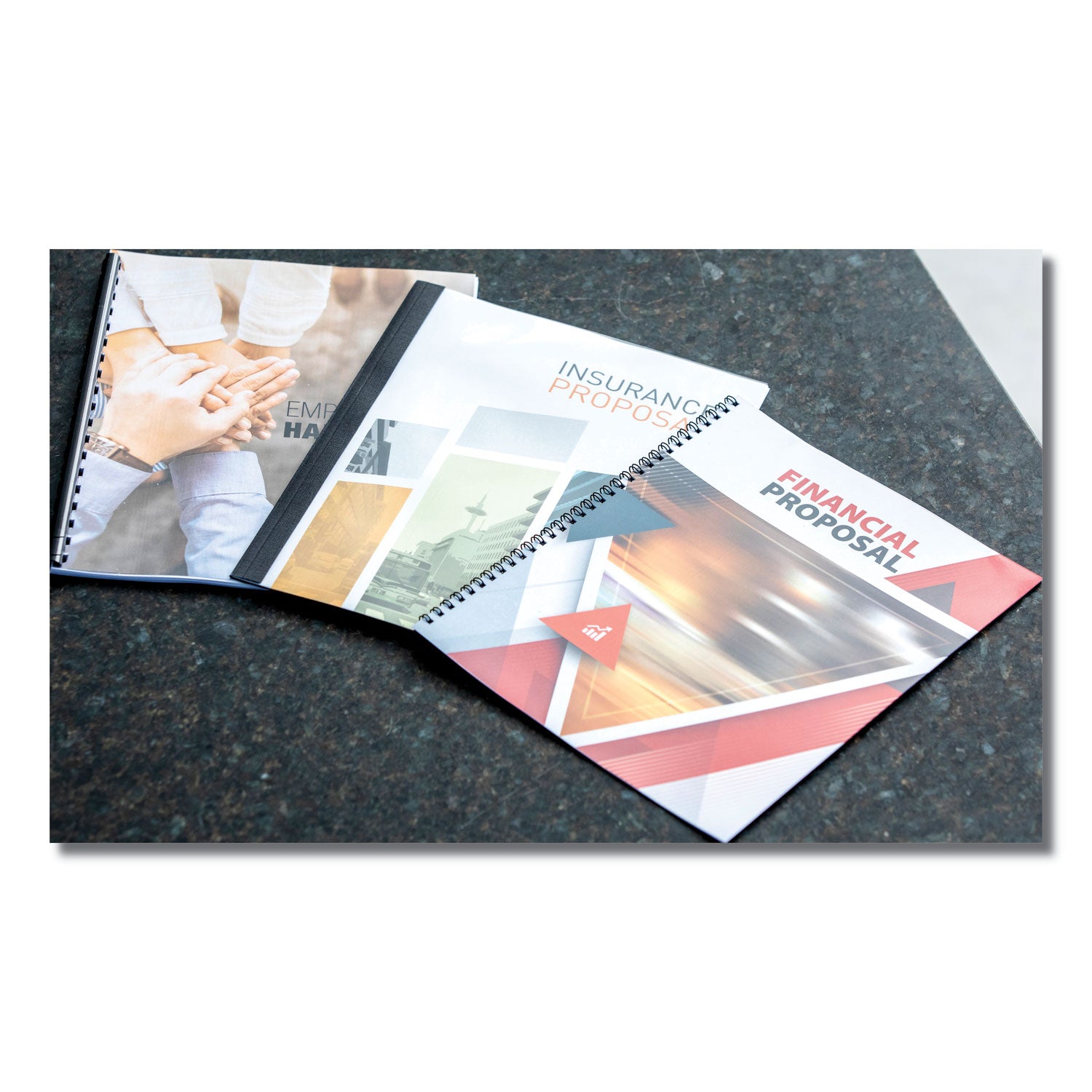 Wire Bindings, 9/16" Diameter, 130 Sheet Capacity, Black, 25/Pack -