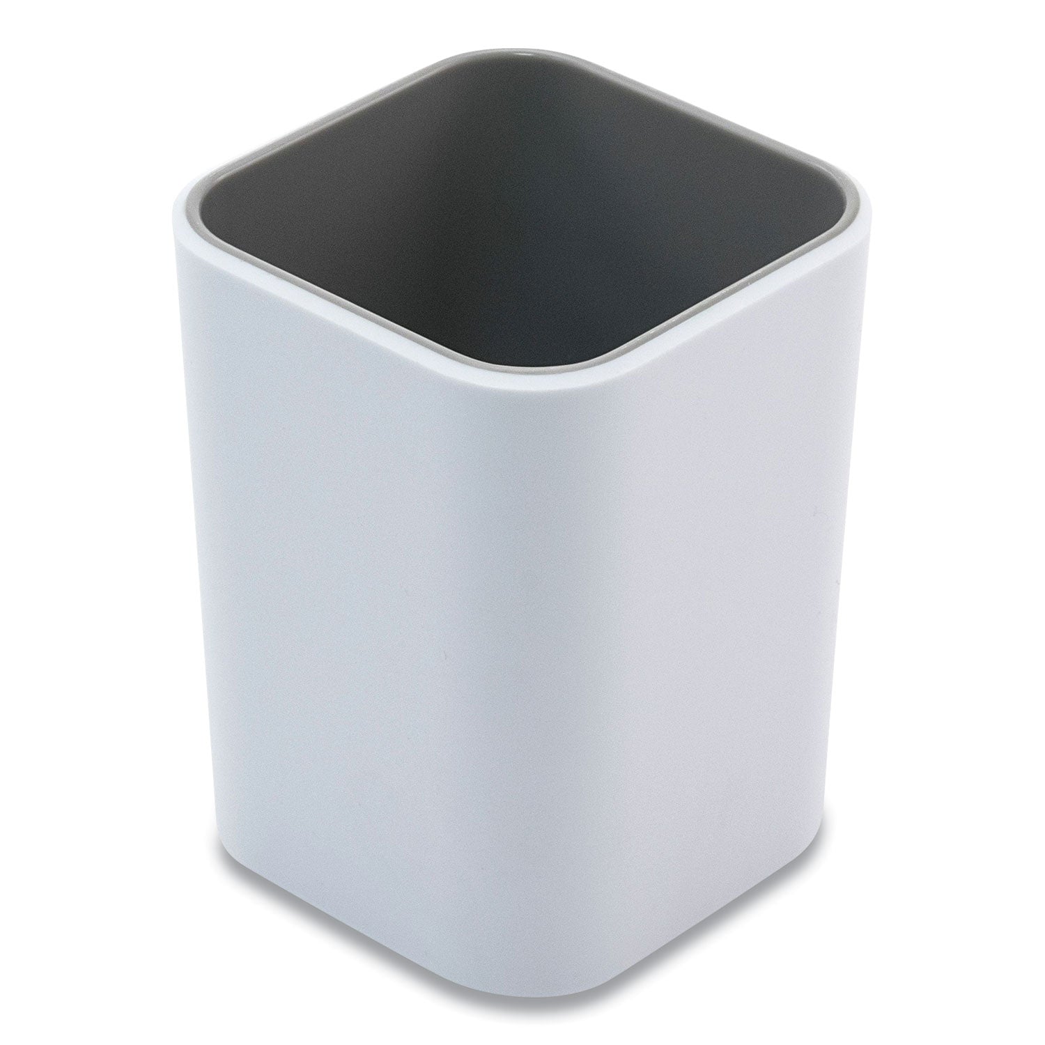 fusion-pencil-cup-plastic-3-x-3-x-4-white-gray_avt37524 - 2