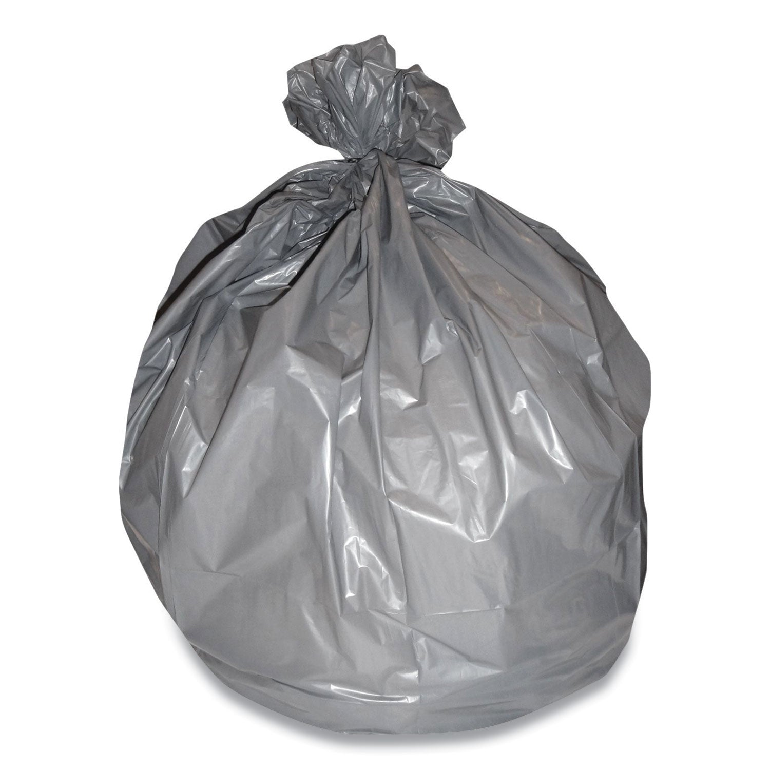 linear-low-density-can-liners-56-gal-095-mil-43-x-47-gray-25-bags-roll-4-rolls-carton_cwz116697 - 1