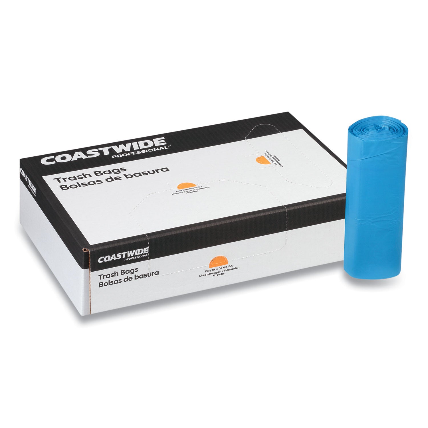 high-density-can-liners-45-gal-16-to-20-mic-40-x-48-blue-25-bags-roll-8-rolls-carton_cwz657093 - 2