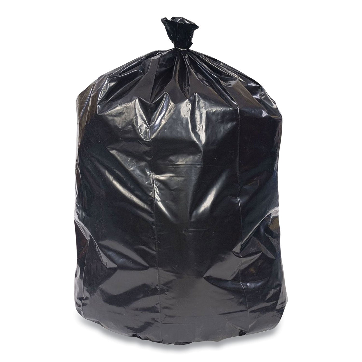 high-density-can-liners-60-gal-22-mic-38-x-60-black-25-bags-roll-6-rolls-carton_cwz814865 - 1
