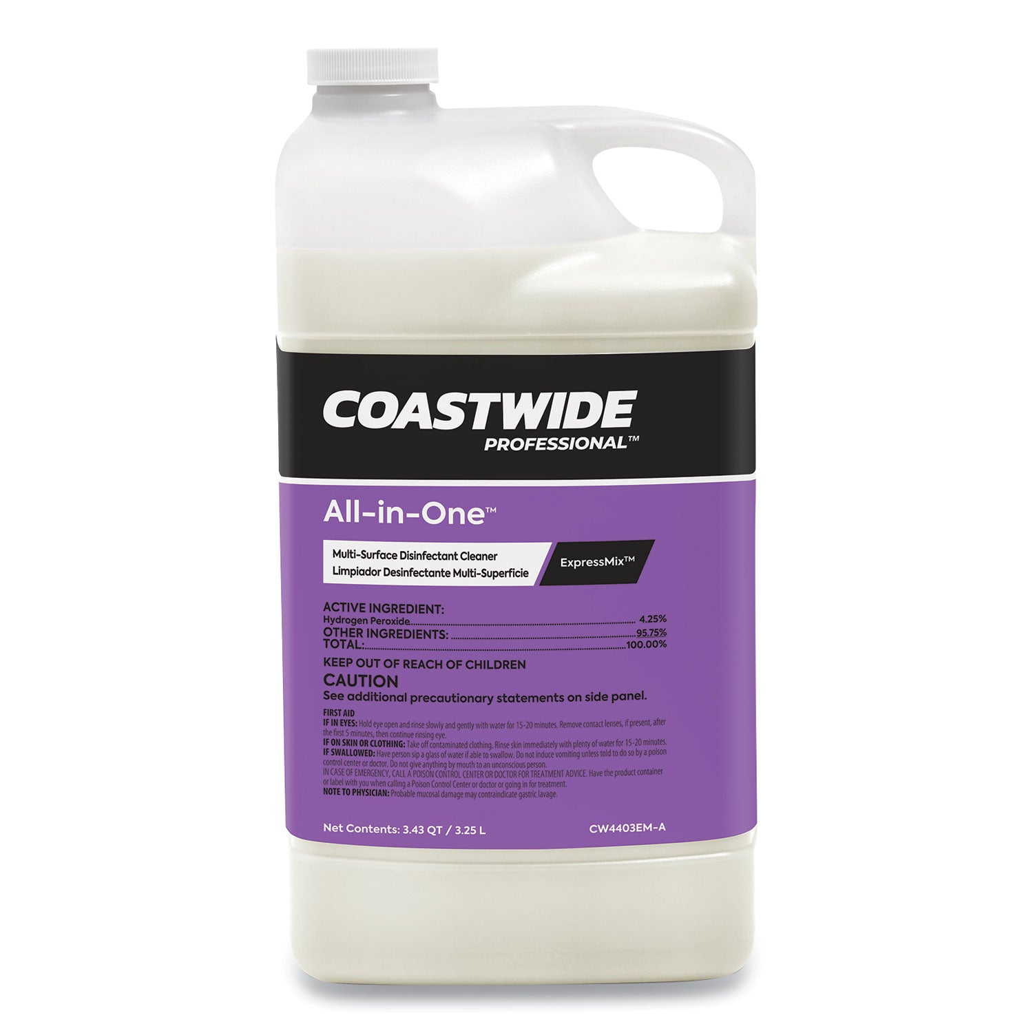 all-in-one-multi-surface-disinfectant-cleaner-concentrate-for-expressmix-systems-unscented-325-l-bottle-2-carton_cwz24321410 - 1