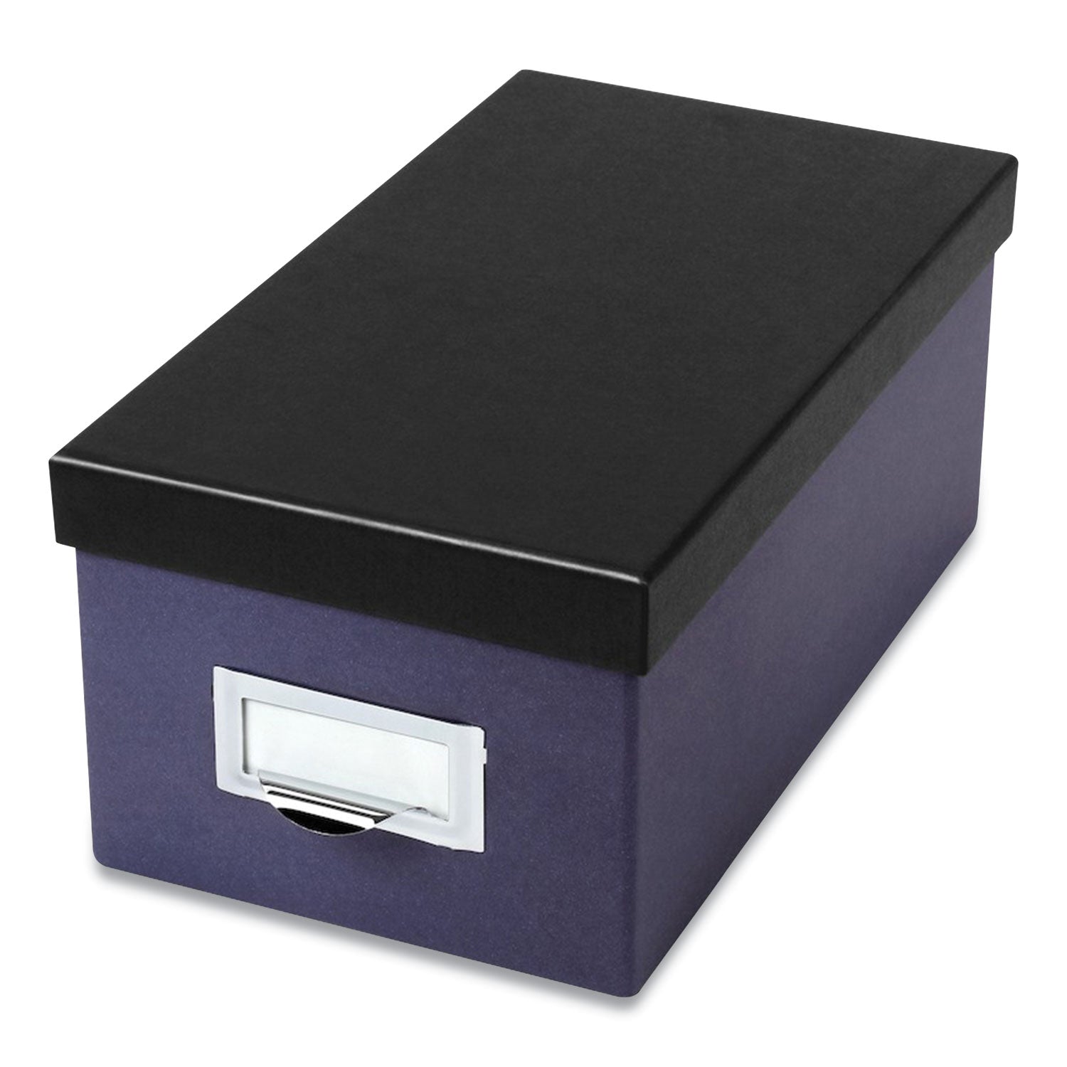 index-card-storage-box-holds-1000-4-x-6-cards-65-x-115-x-5-pressboard-indigo-black_oxf406462 - 1