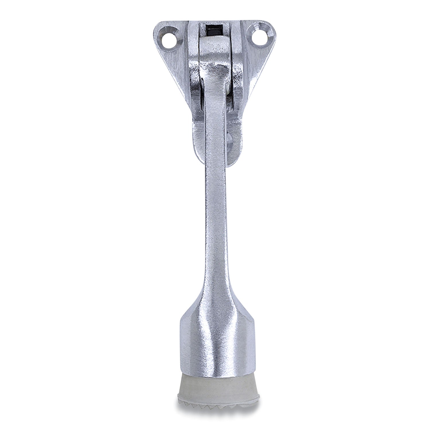 hinged-kick-down-door-stop-with-triangular-three-point-mounting-plate-1-wide-door-mount-418-long-stopper-satin-chrome_pfqdt100008 - 1