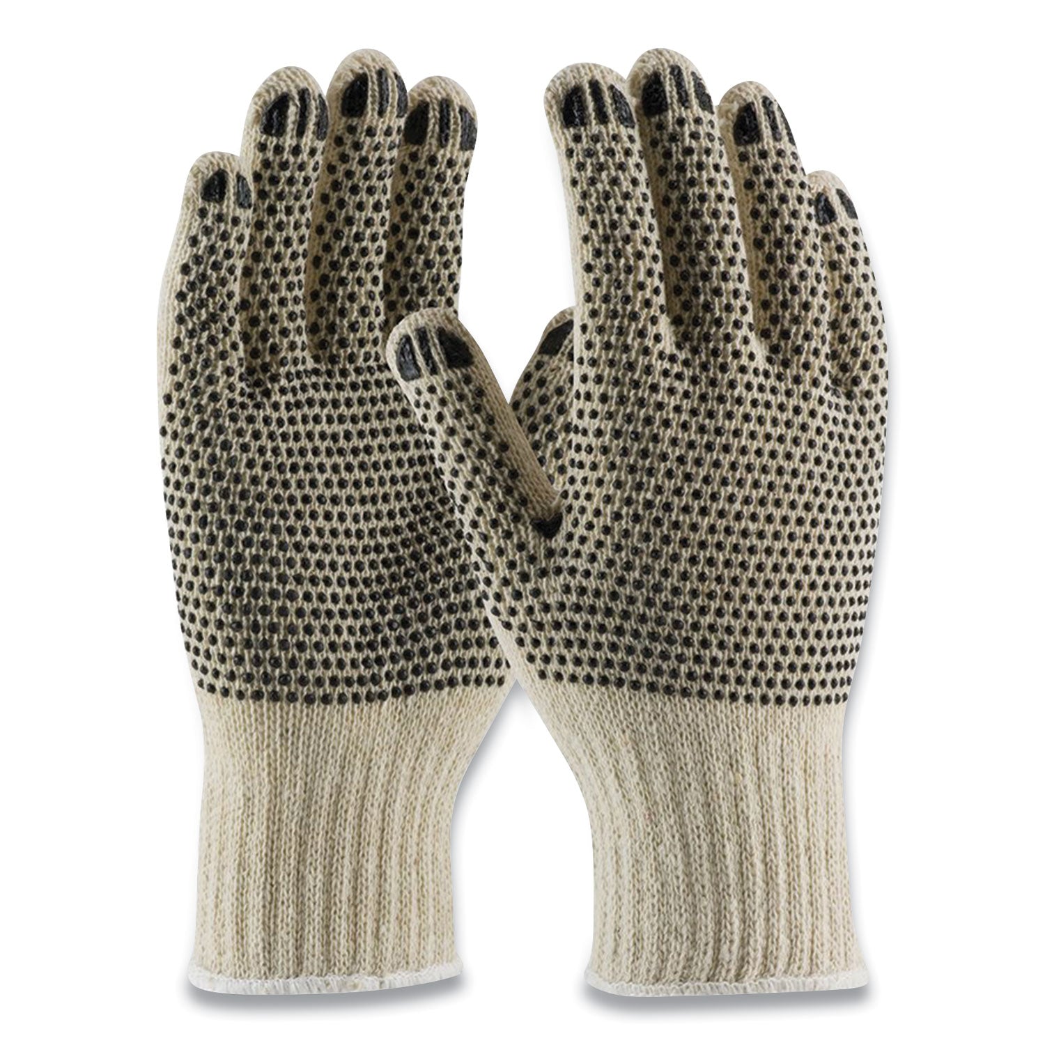 pvc-dotted-cotton-polyester-work-gloves-small-gray-black-12-pairs_pid36110pdds - 1