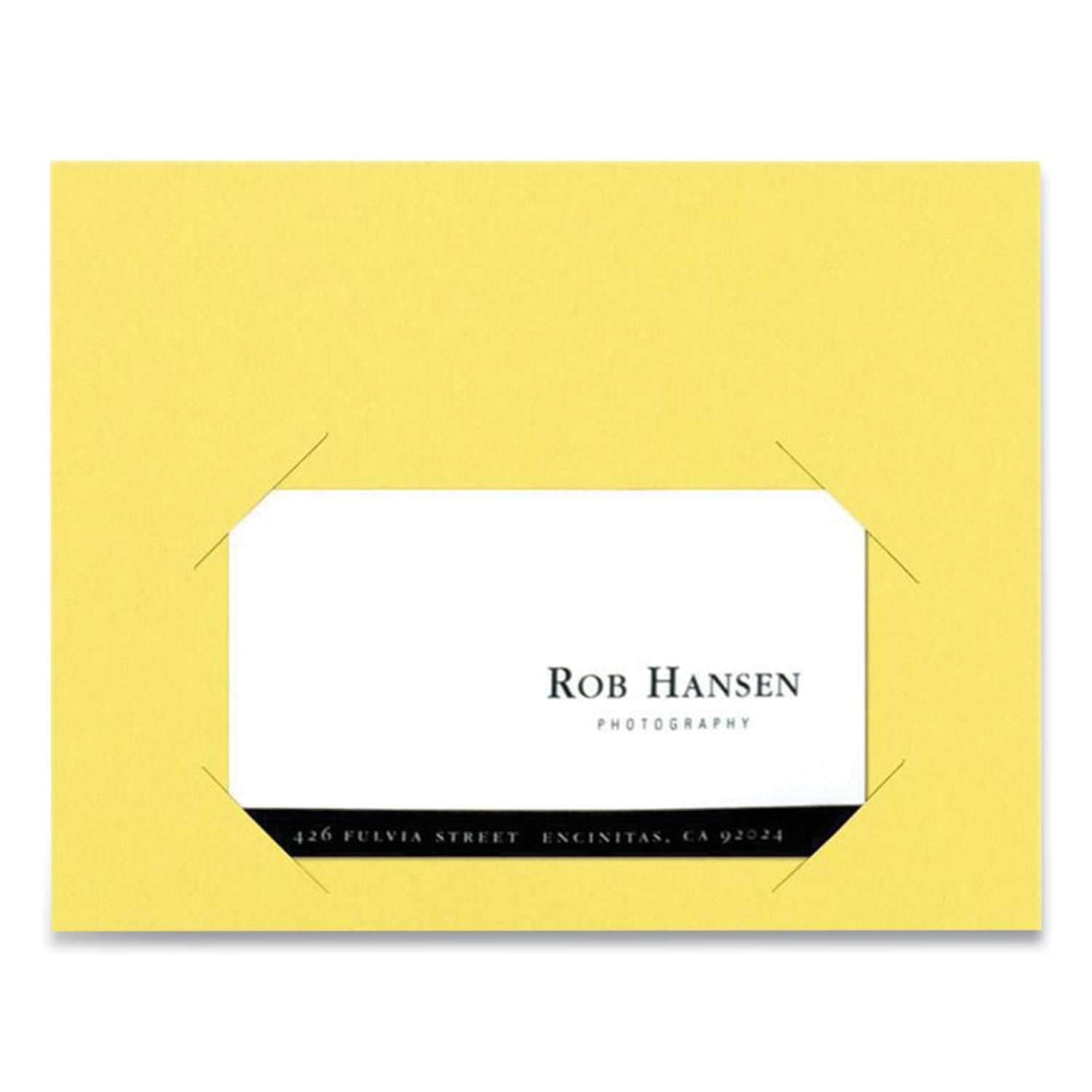 File Jackets, Letter Size, Yellow, 25/Pack -