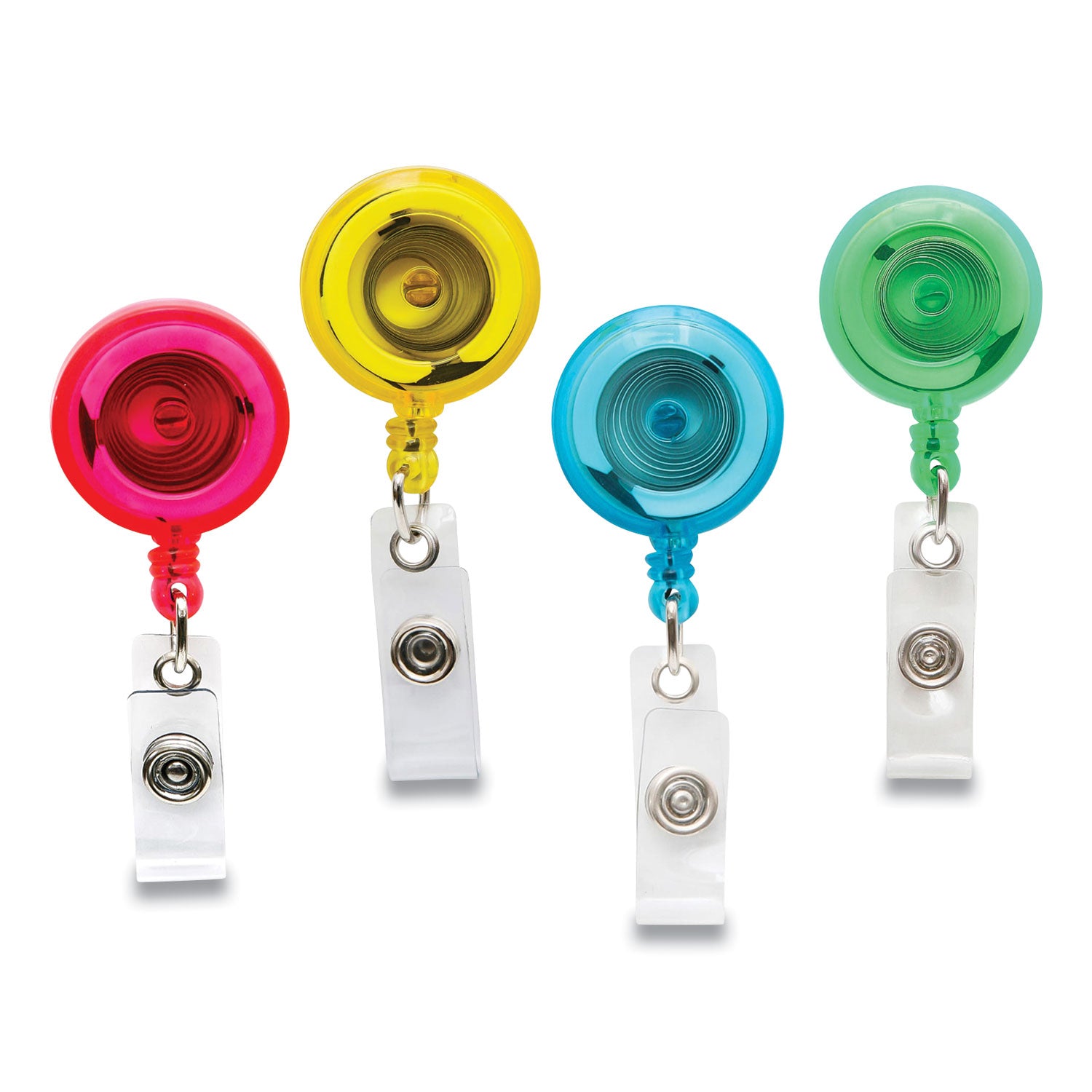 id-slide-style-belt-clip-card-reels-30-extension-round-green-light-blue-pink-yellow-4-pack_srxbau68894 - 1