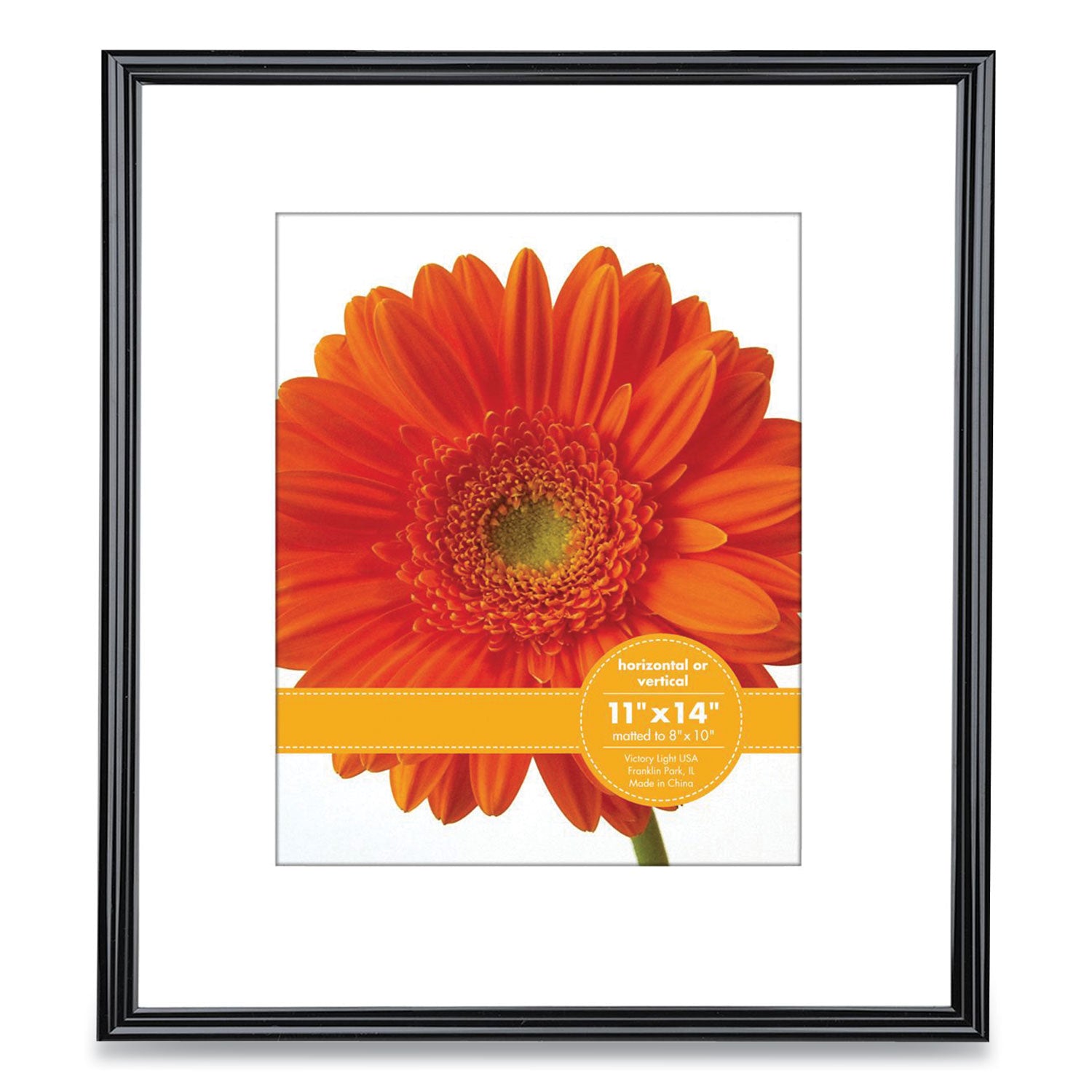 plastic-poster-frame-with-mat-8-x-10-insert-black_vluvf0023b1114 - 1
