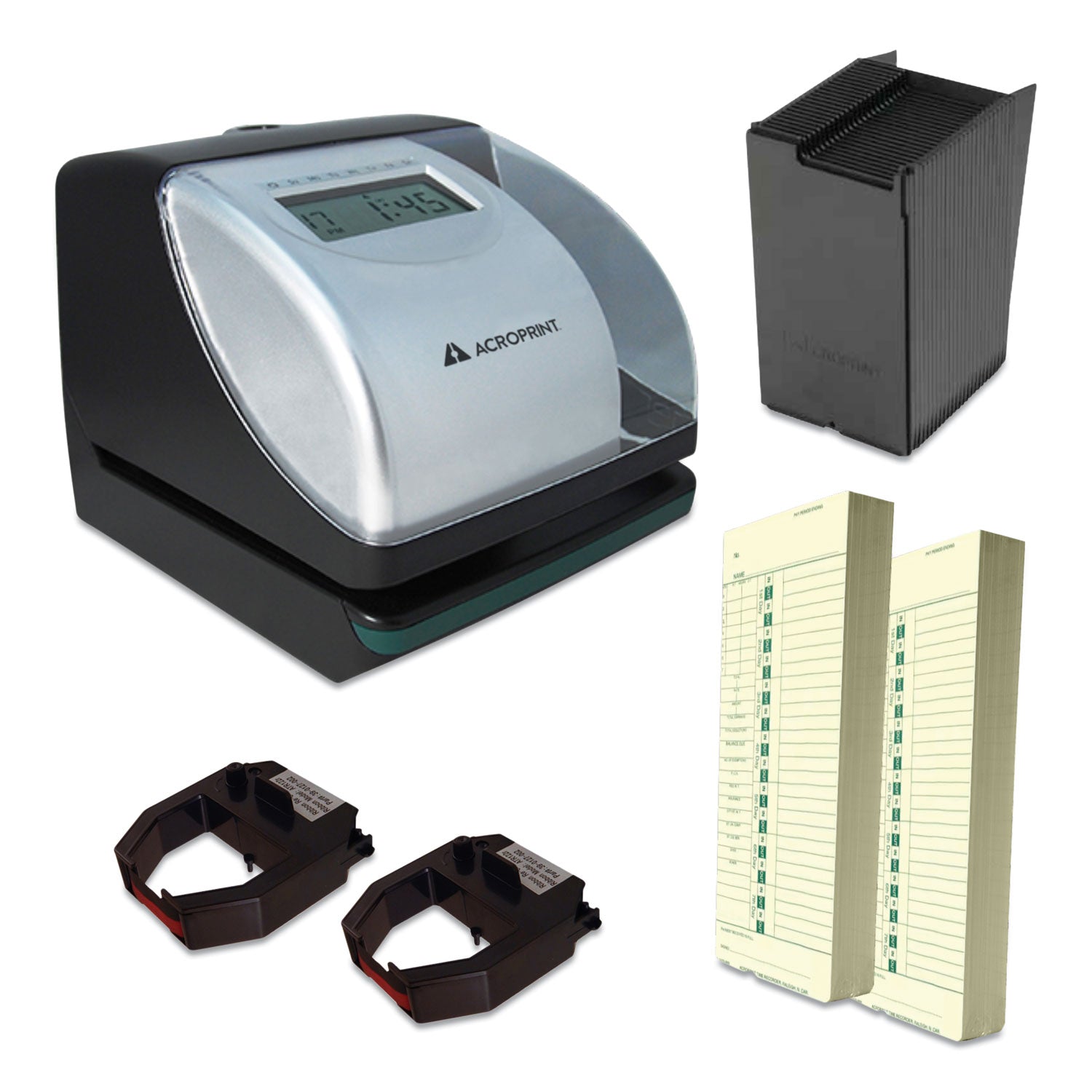 es700-time-clock-and-document-stamp-bundle-digital-display-black-silver_acptrb750 - 1