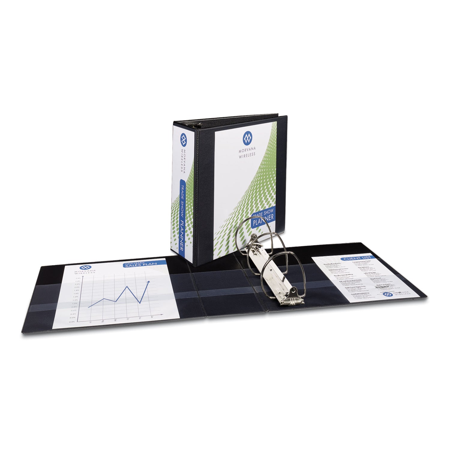 Durable View Binder with DuraHinge and EZD Rings, 3 Rings, 4" Capacity, 11 x 8.5, Black, (9800) -