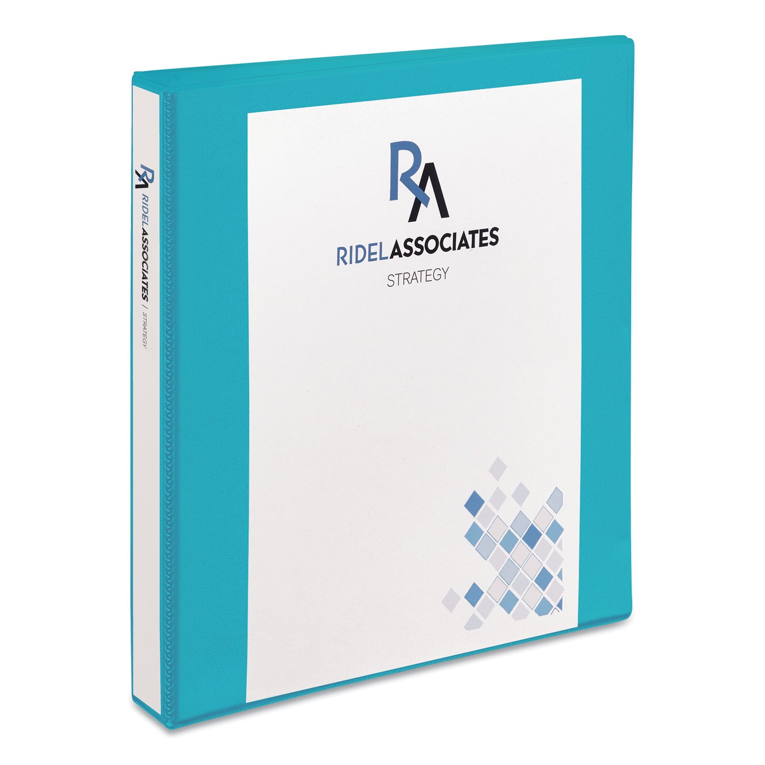 durable-view-binder-with-durahinge-and-slant-rings-3-rings-1-capacity-11-x-85-aqua_ave17295 - 1