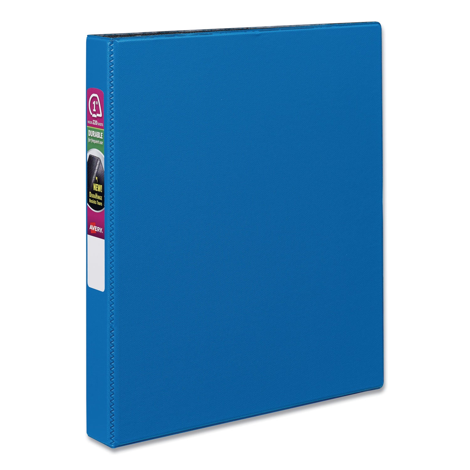 Durable Non-View Binder with DuraHinge and Slant Rings, 3 Rings, 1" Capacity, 11 x 8.5, Blue -