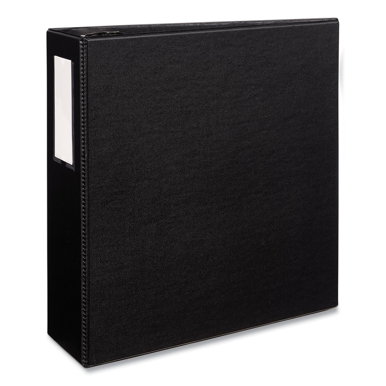 Durable Non-View Binder with DuraHinge and EZD Rings, 3 Rings, 4" Capacity, 11 x 8.5, Black, (8802) -